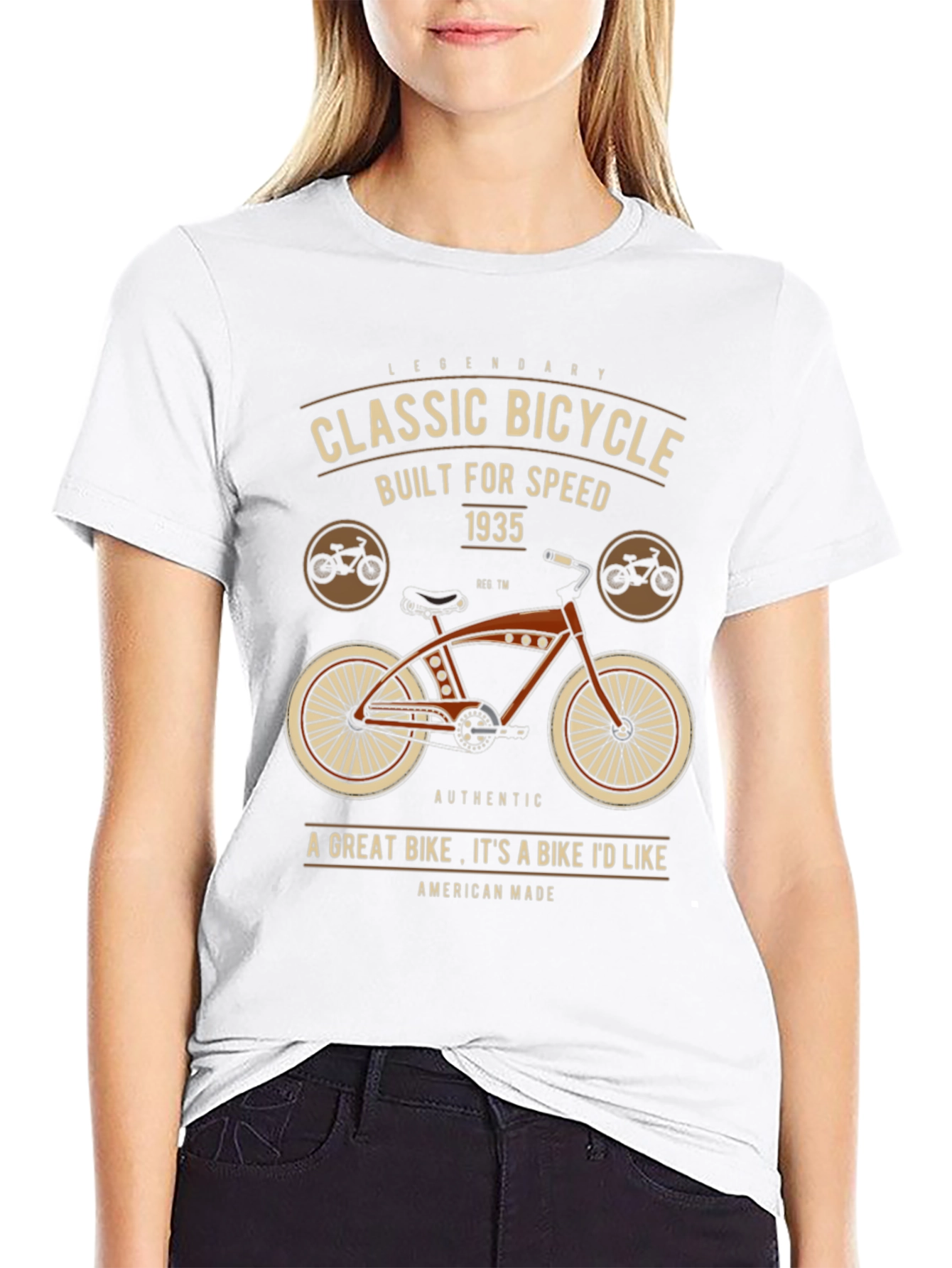 Classic Bicycle Graphic T-Shirt - Legendary Design
