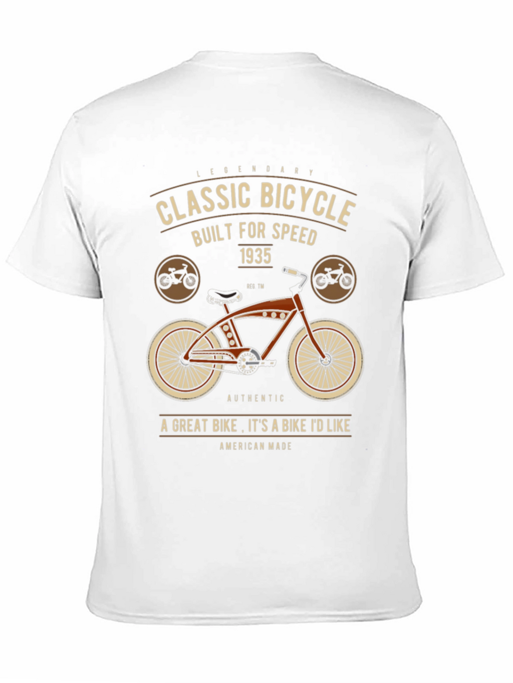 Classic Bicycle Graphic T-Shirt - Legendary Design