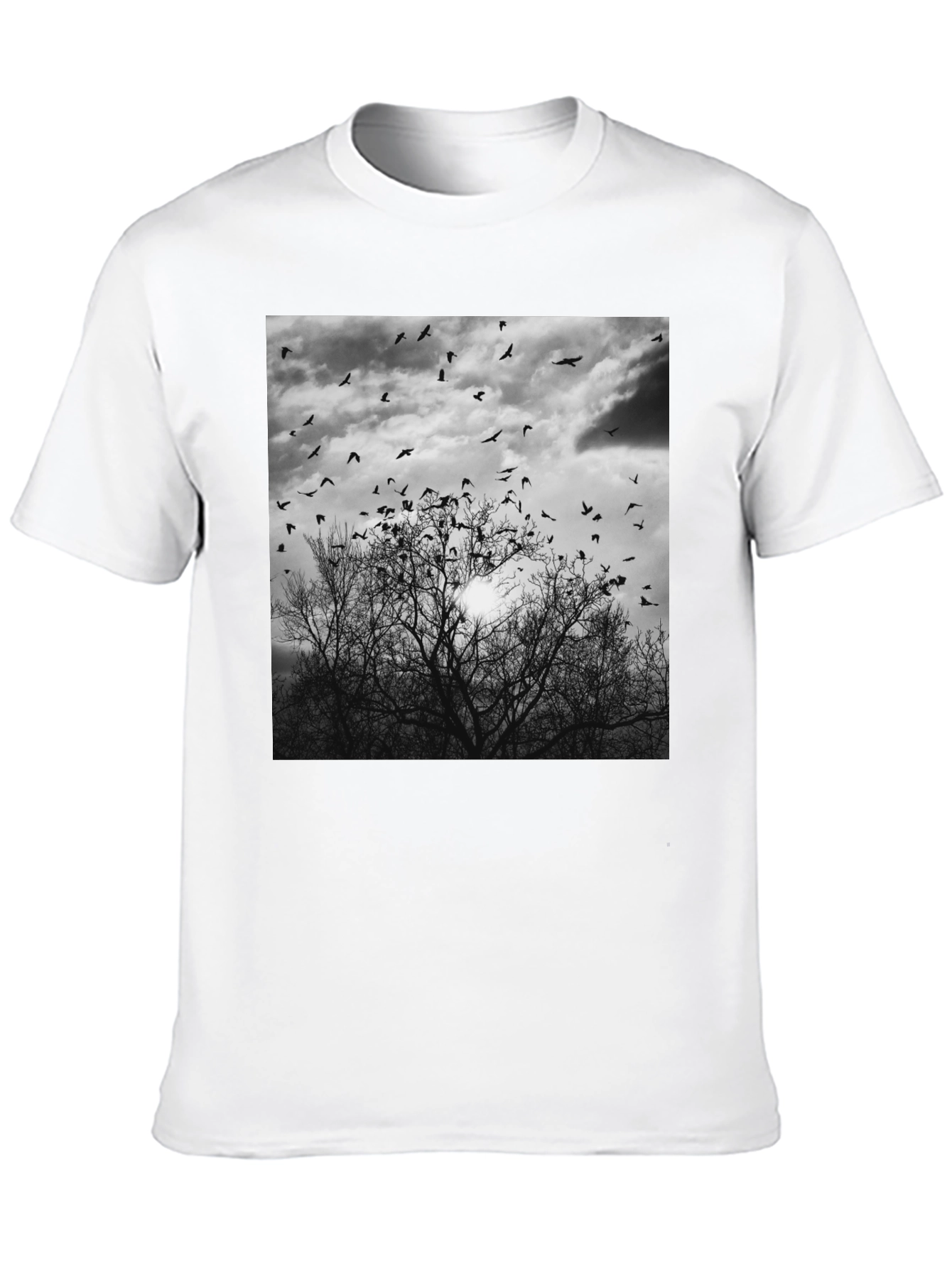 Black Raven Tree Graphic Tee