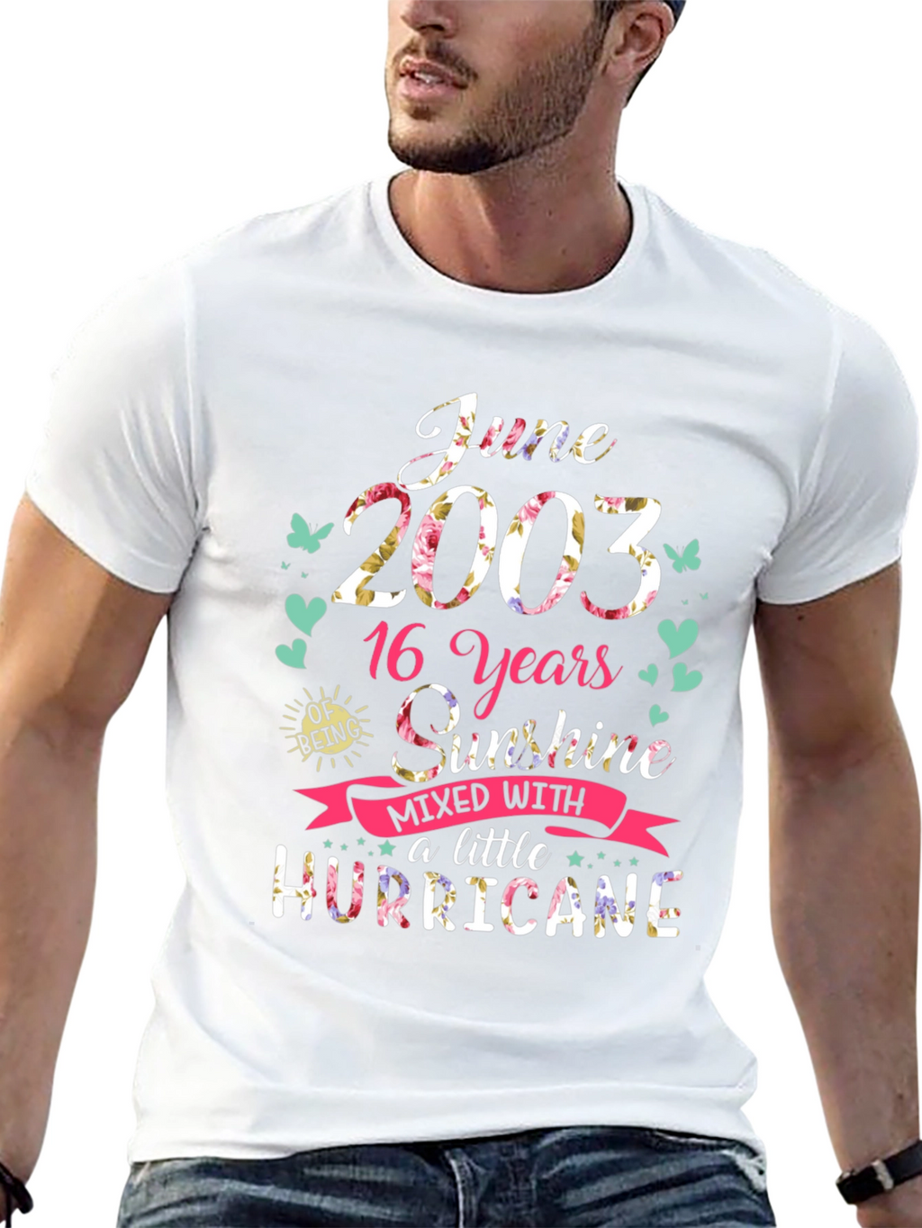 June 2003 16th Birthday Sunshine Hurricane T-Shirt