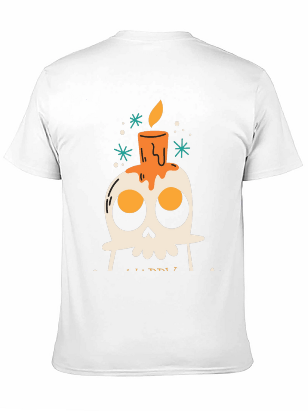 Skull Candle Graphic T-Shirt - Mens Black Tee