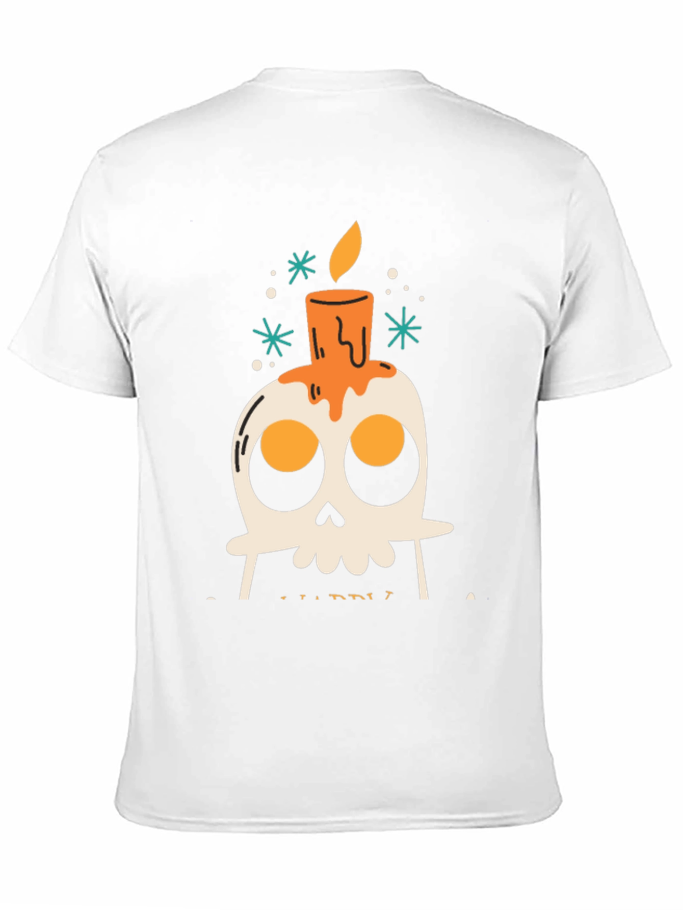 Skull Candle Graphic T-Shirt - Mens Black Tee
