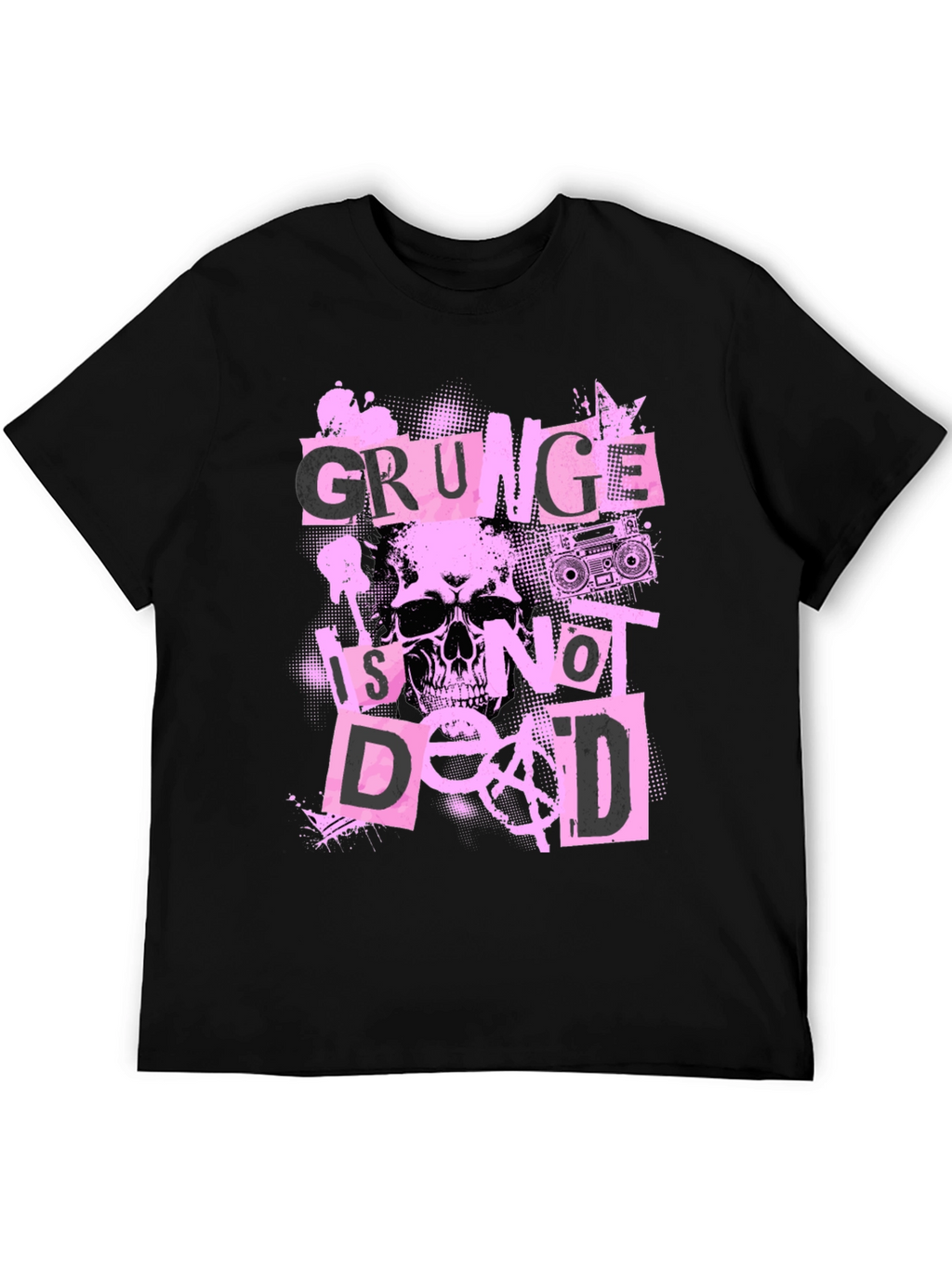 Grunge Is Not Dead Graphic T-Shirt