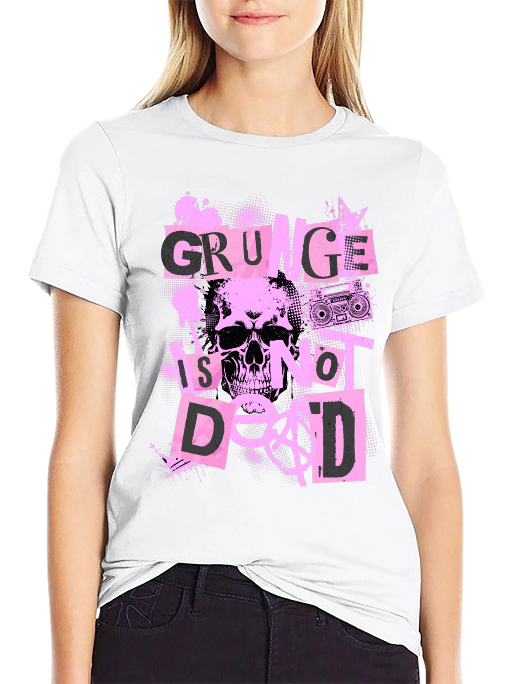 Grunge Is Not Dead Graphic T-Shirt