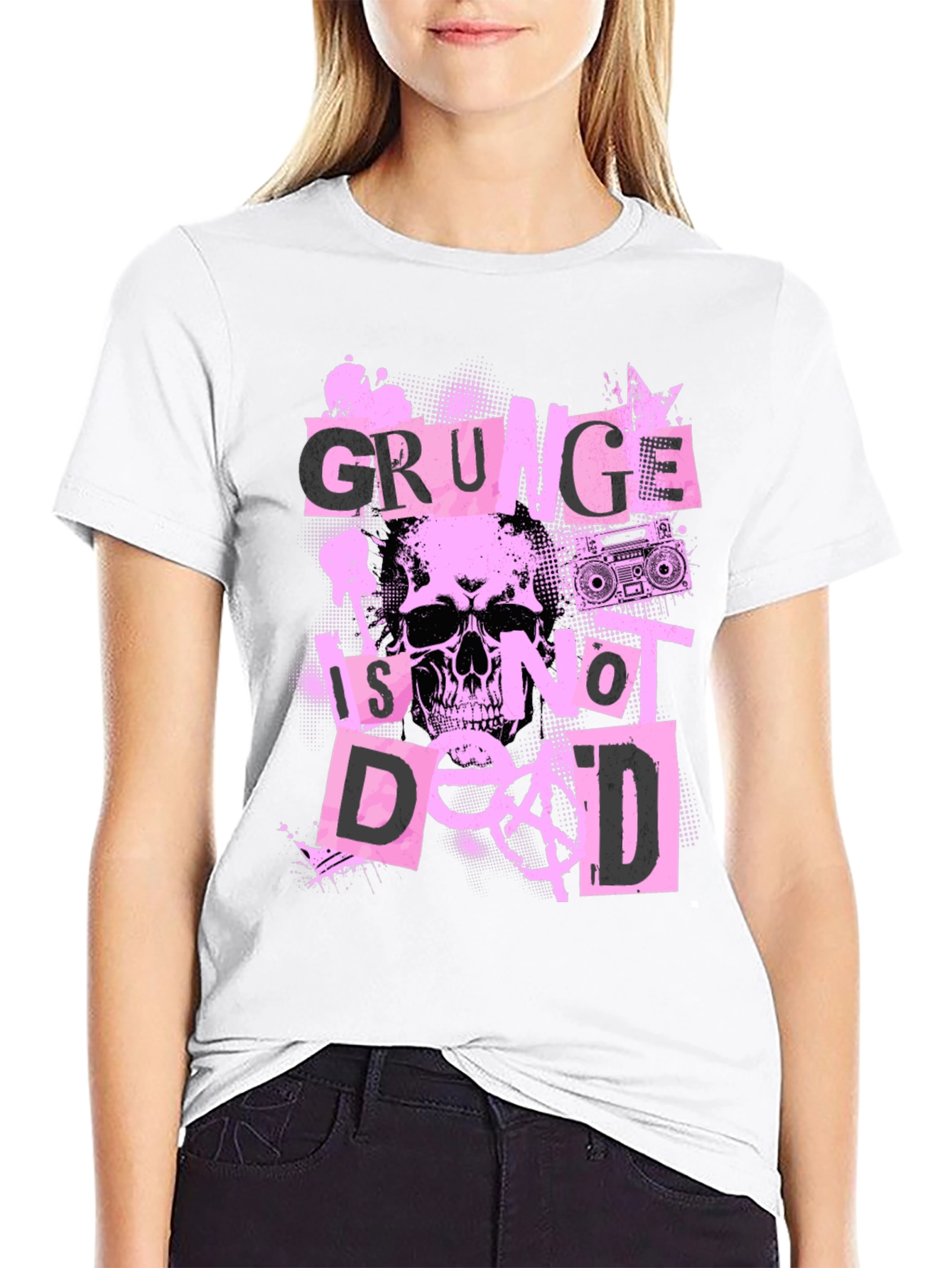 Grunge Is Not Dead Graphic T-Shirt