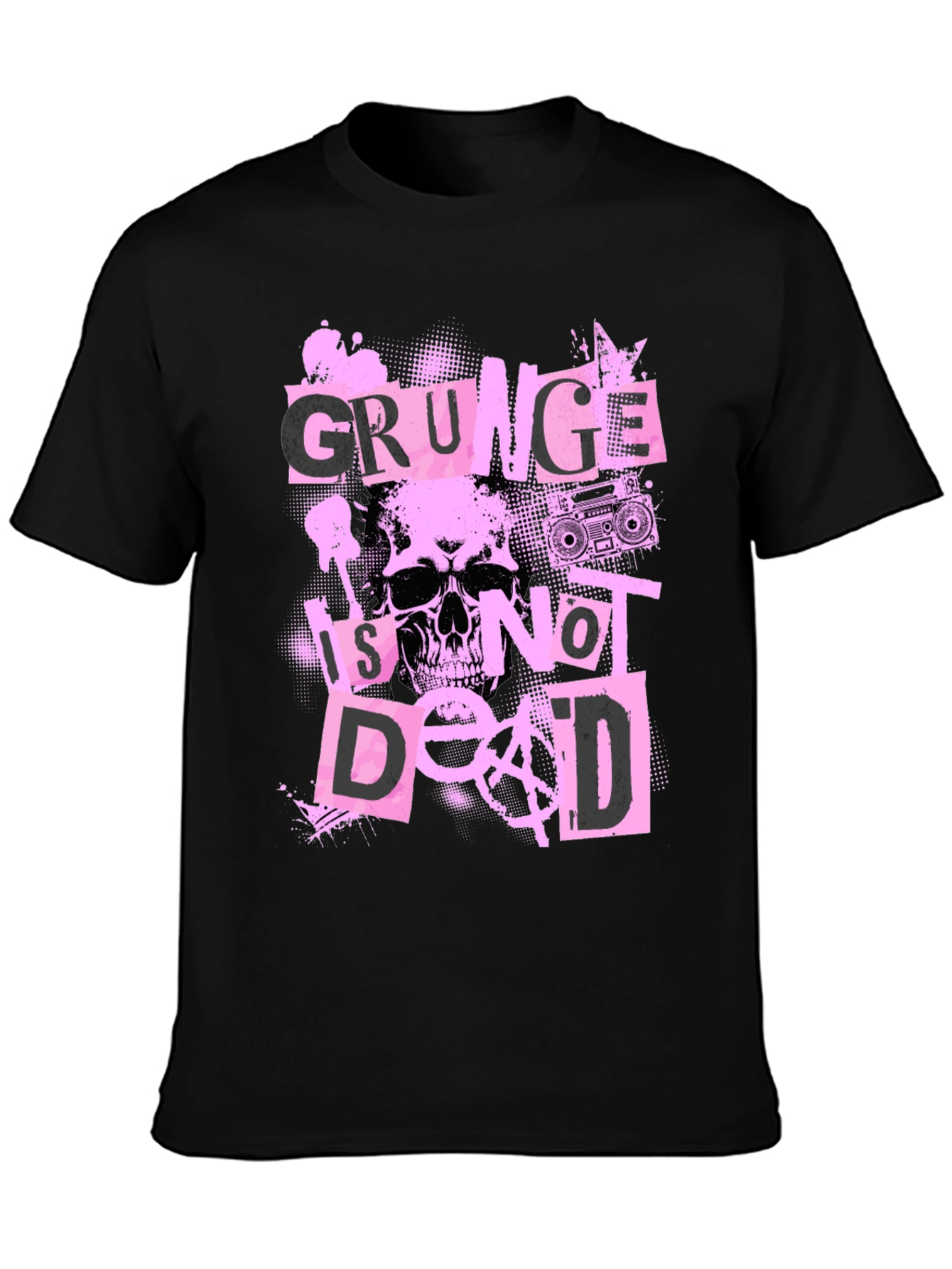Grunge Is Not Dead Graphic T-Shirt