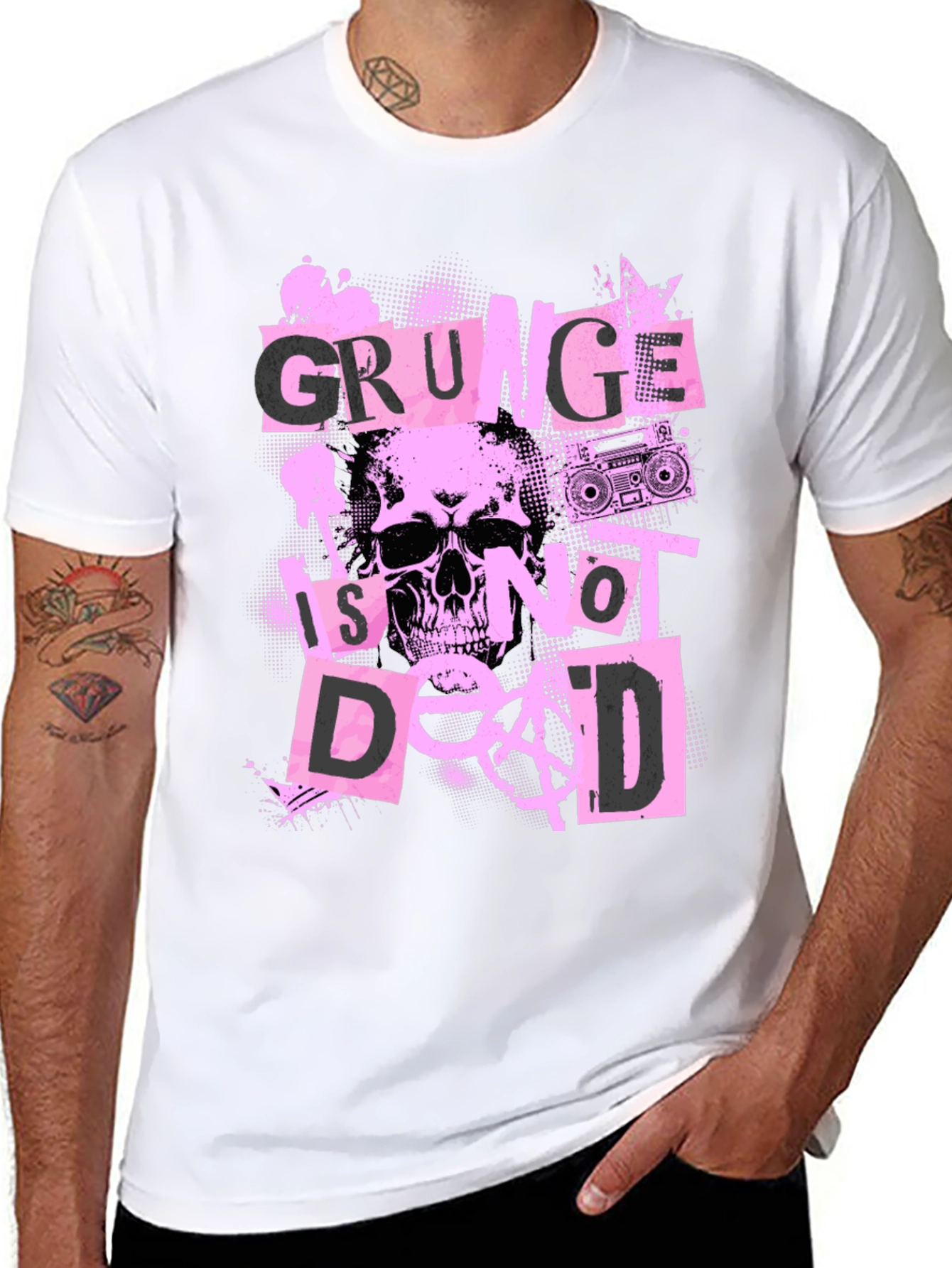 Grunge Is Not Dead Graphic T-Shirt