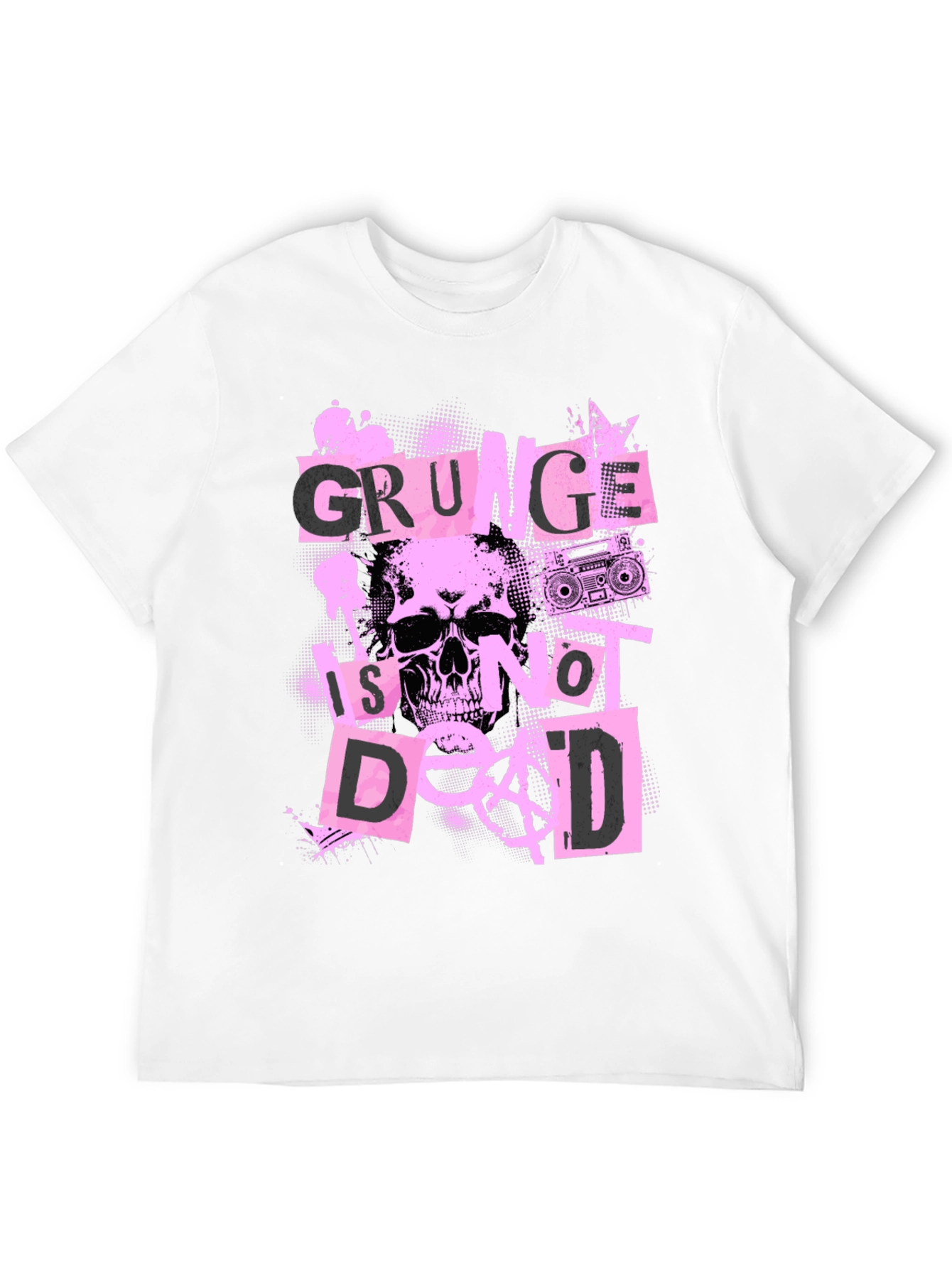 Grunge Is Not Dead Graphic T-Shirt