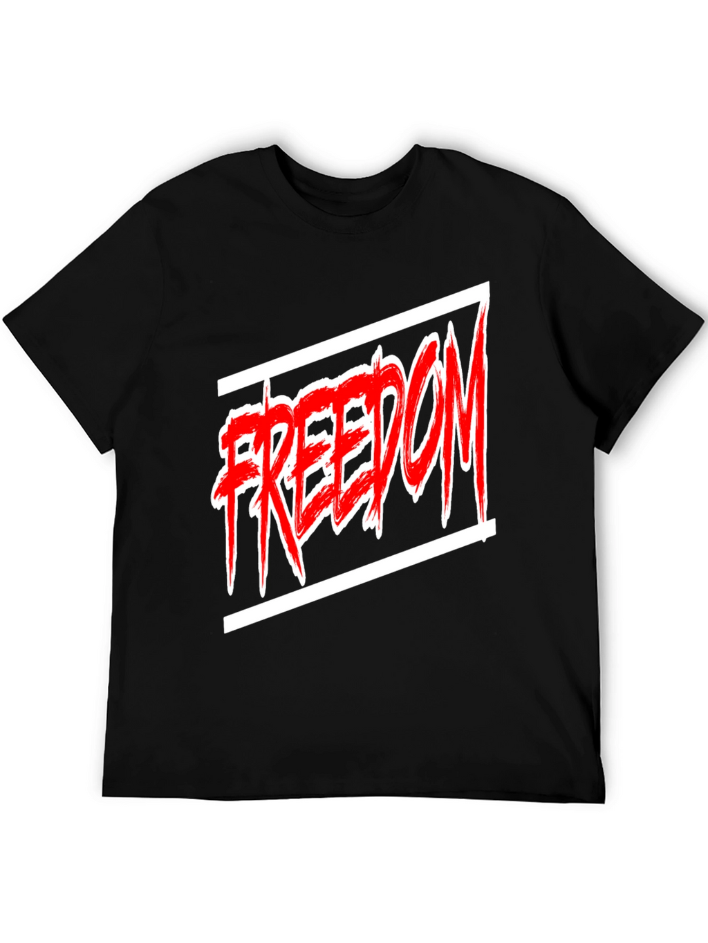 Edgy Freedom Graphic Tee - Bold Style