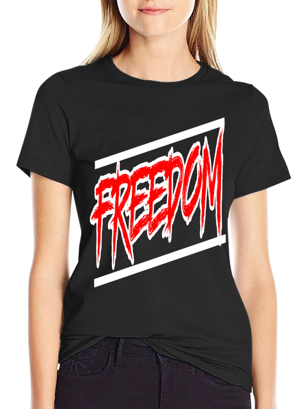 Edgy Freedom Graphic Tee - Bold Style