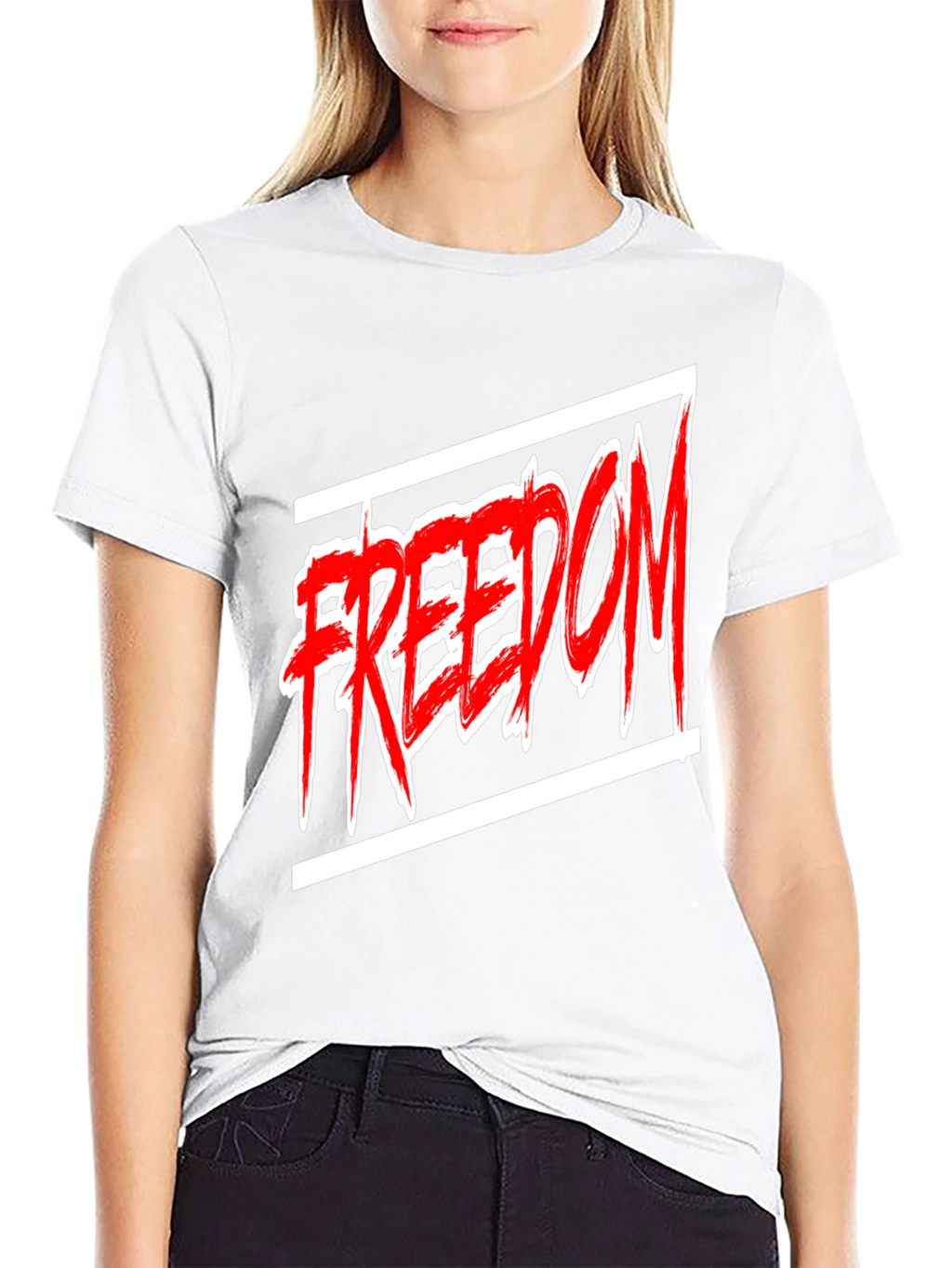 Edgy Freedom Graphic Tee - Bold Style