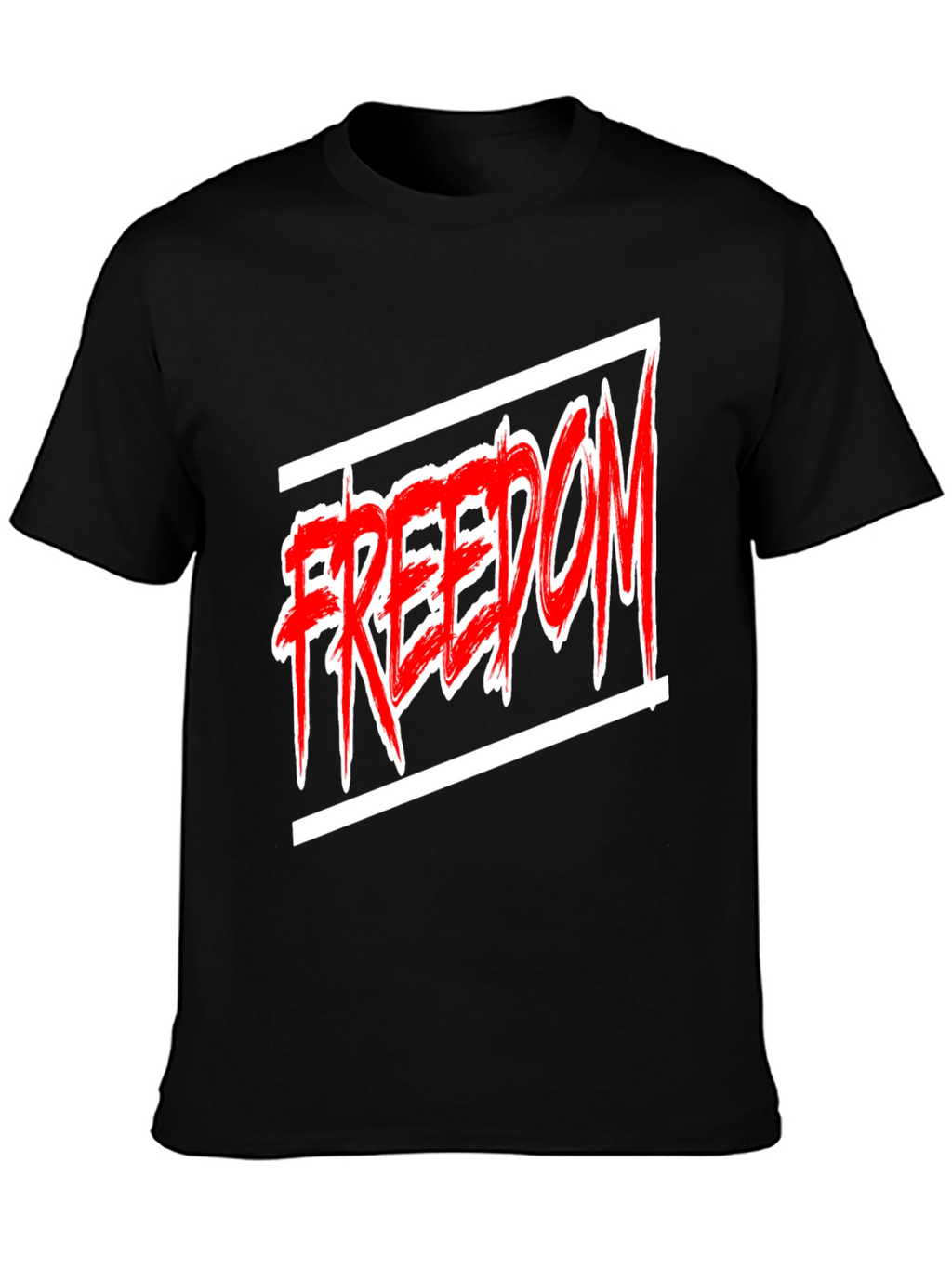 Edgy Freedom Graphic Tee - Bold Style