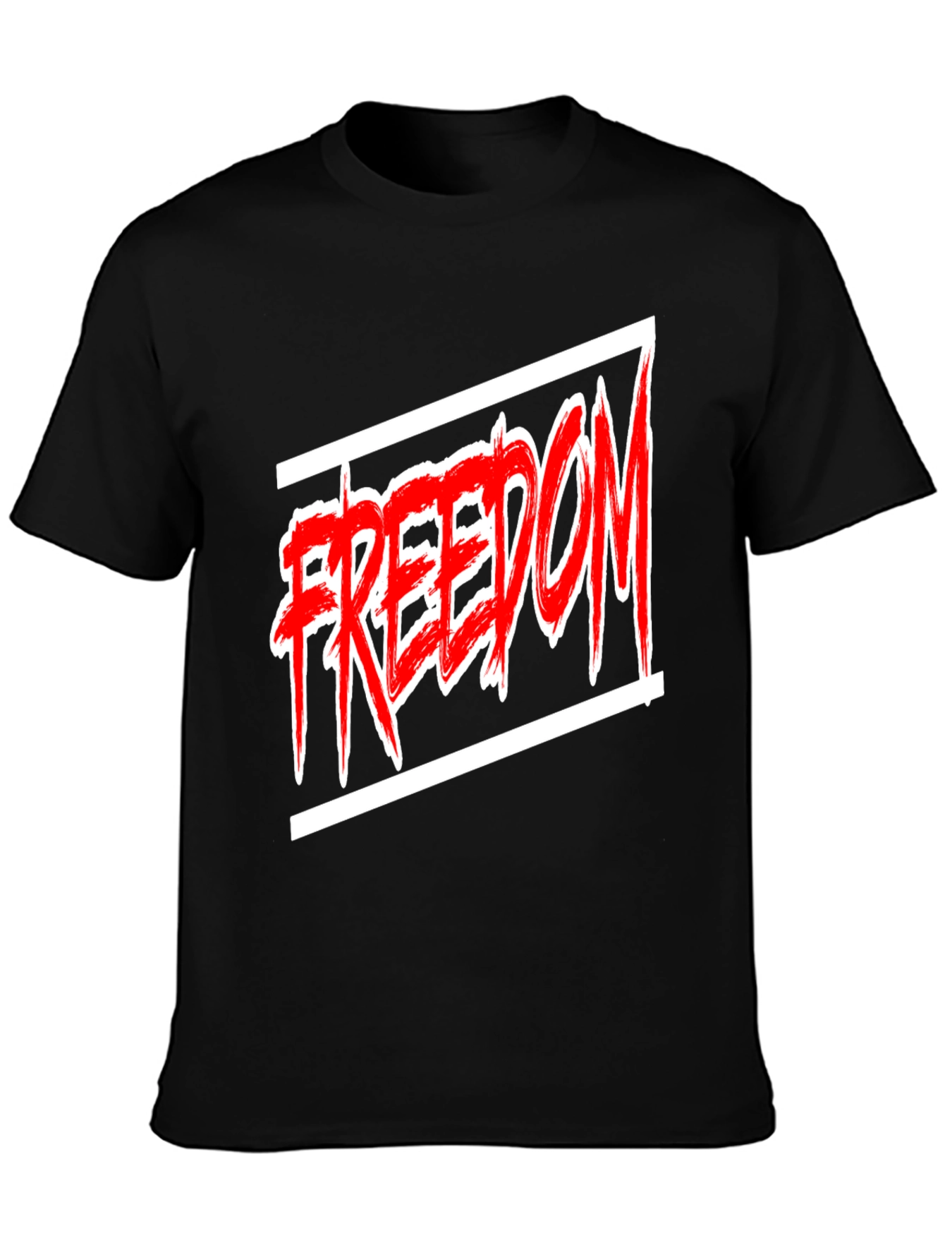 Edgy Freedom Graphic Tee - Bold Style
