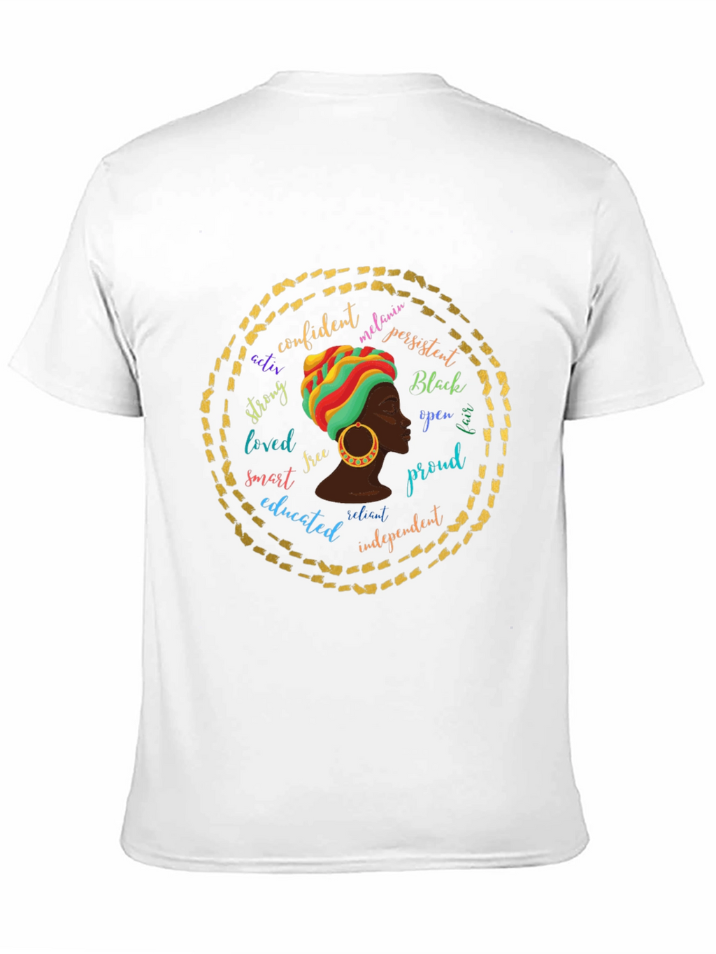 Empowered Melanin Queen Graphic T-Shirt