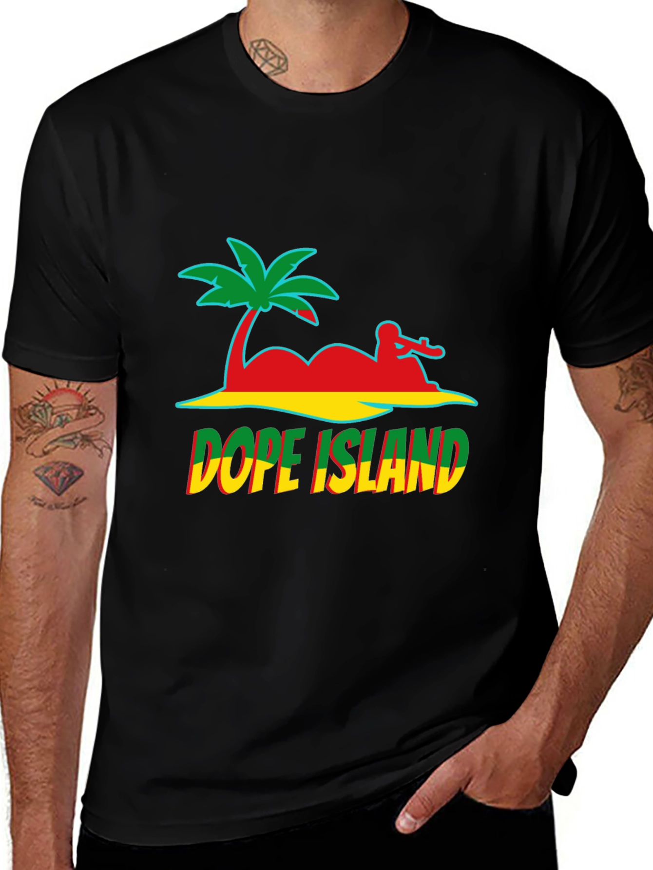 Dope Island Graphic T-Shirt