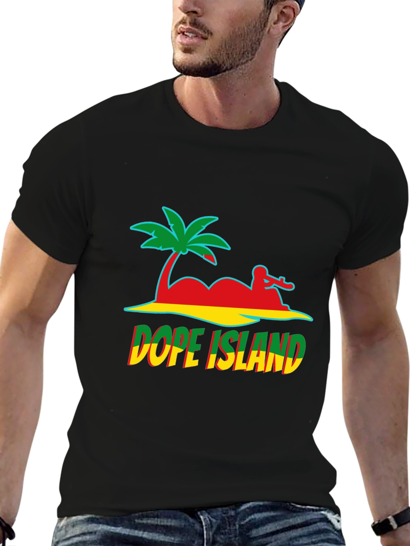 Dope Island Graphic T-Shirt