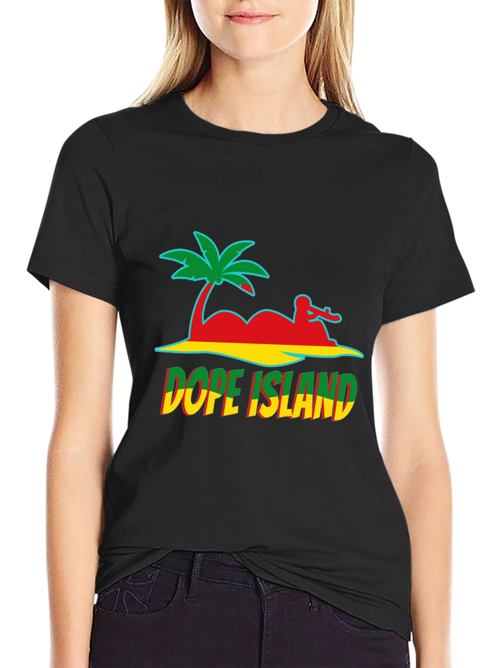 Dope Island Graphic T-Shirt