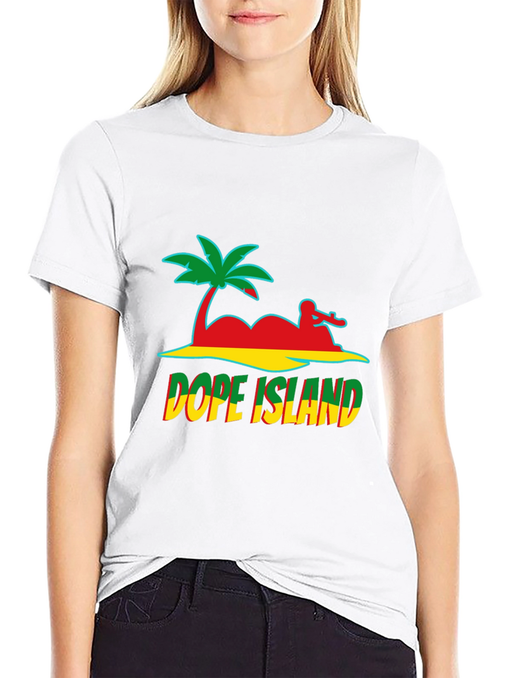 Dope Island Graphic T-Shirt
