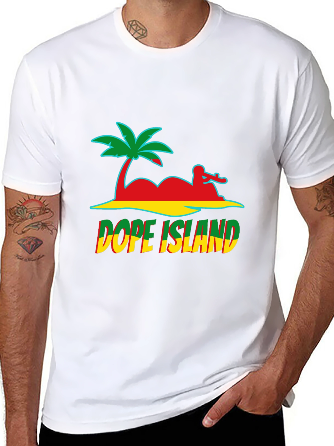 Dope Island Graphic T-Shirt