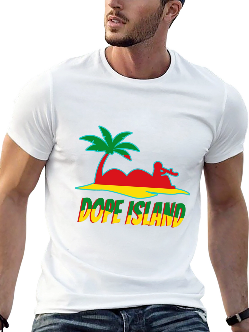 Dope Island Graphic T-Shirt