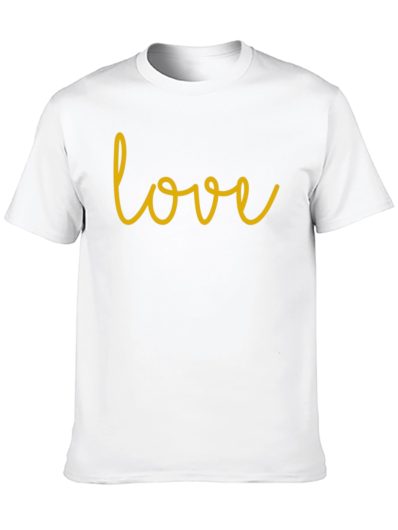 Love Script T-Shirt - Soft Cotton Blend Stylish Design