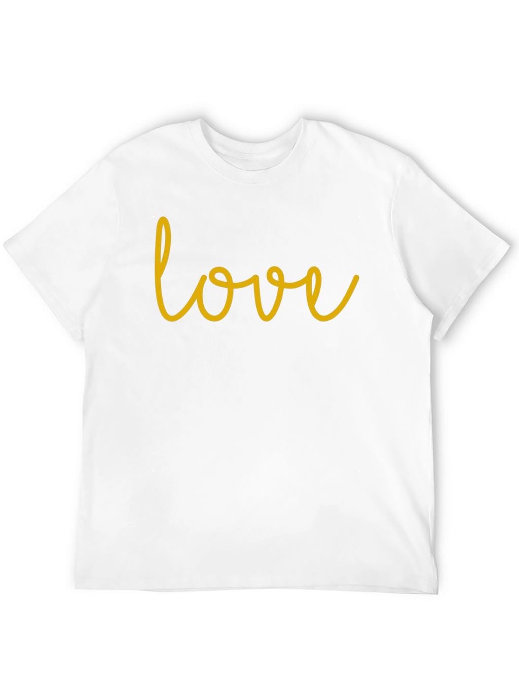Love Script T-Shirt - Soft Cotton Blend Stylish Design