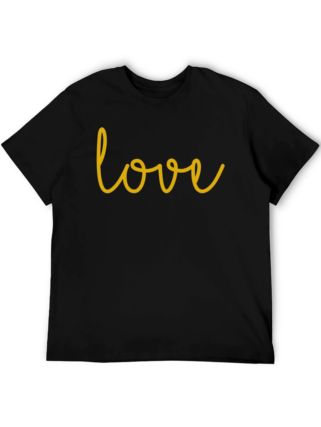 Love Script T-Shirt - Soft Cotton Blend Stylish Design