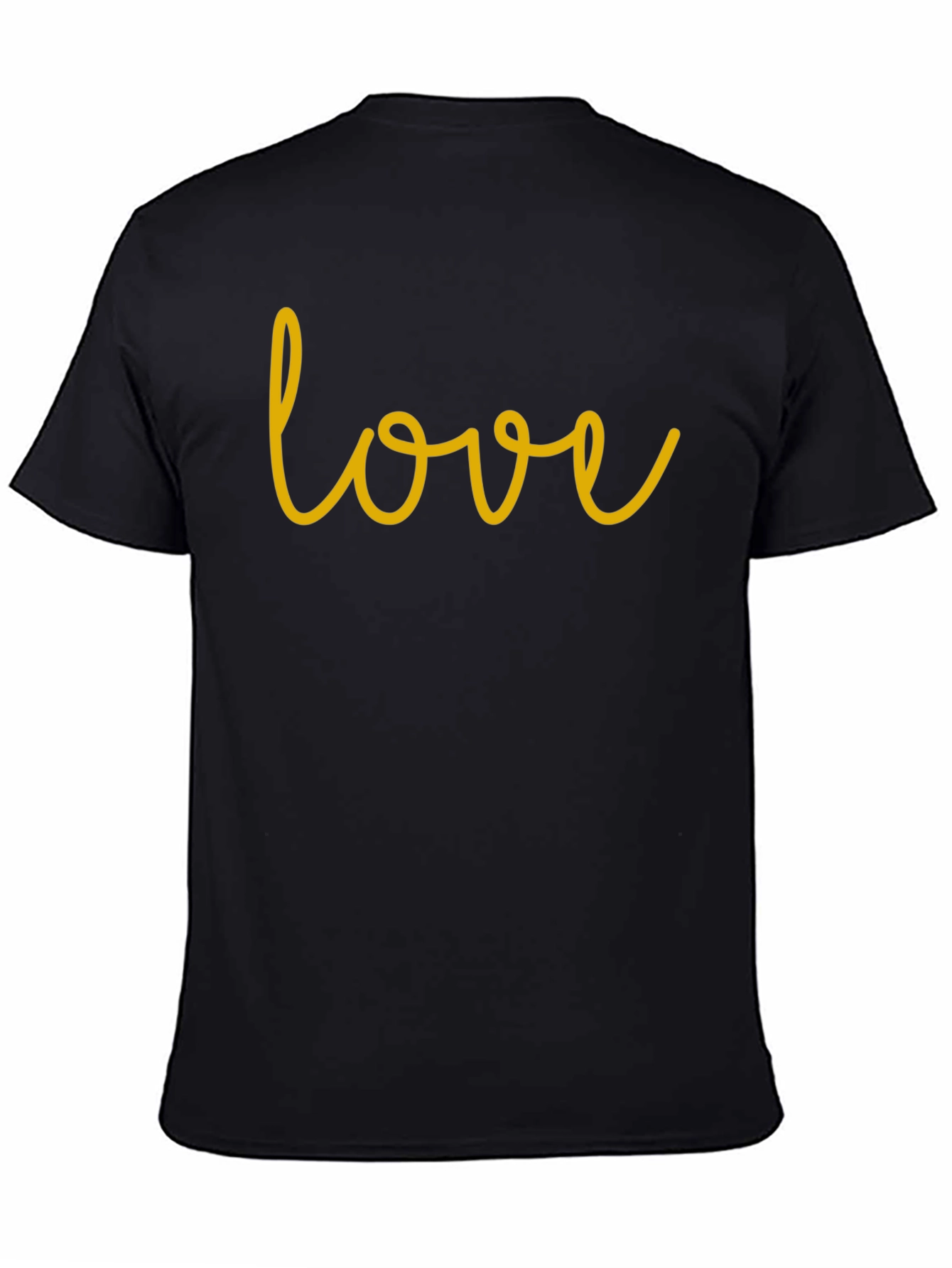 Love Script T-Shirt - Soft Cotton Blend Stylish Design