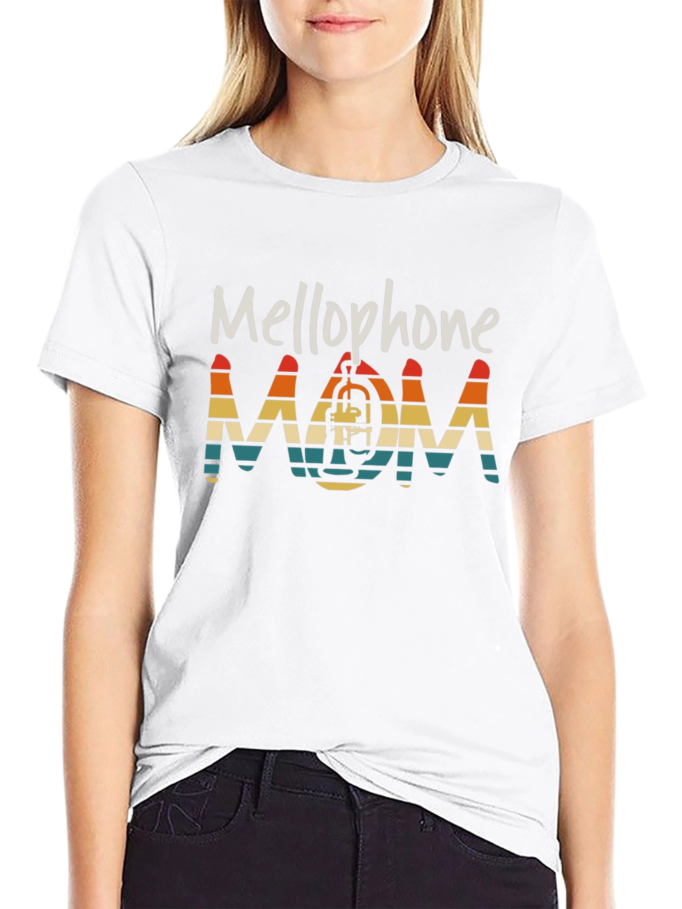 Mellophone Mom T-Shirt - Band Parent Pride!