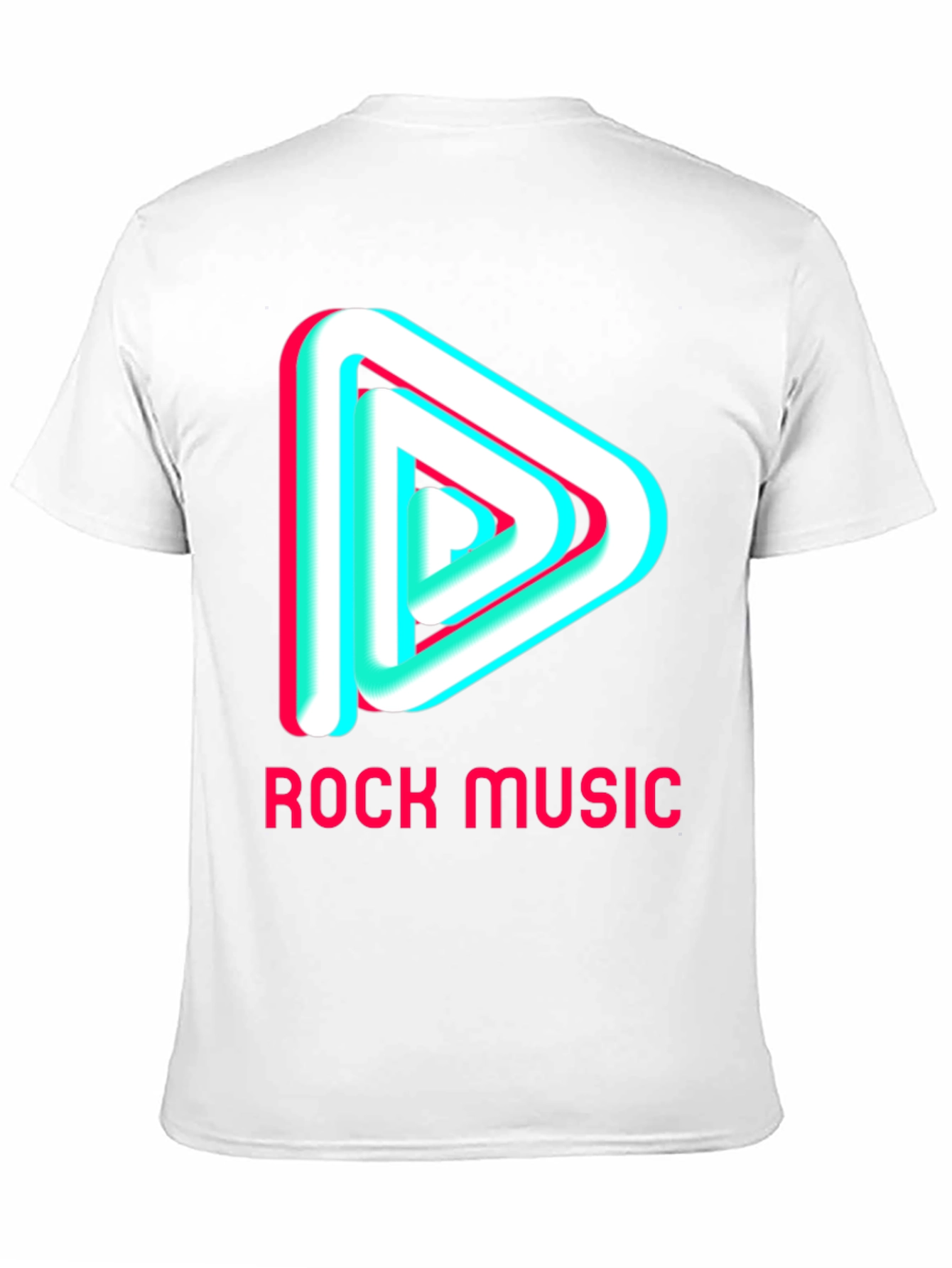 Rock Music Graphic Tee - Black Cotton T-Shirt
