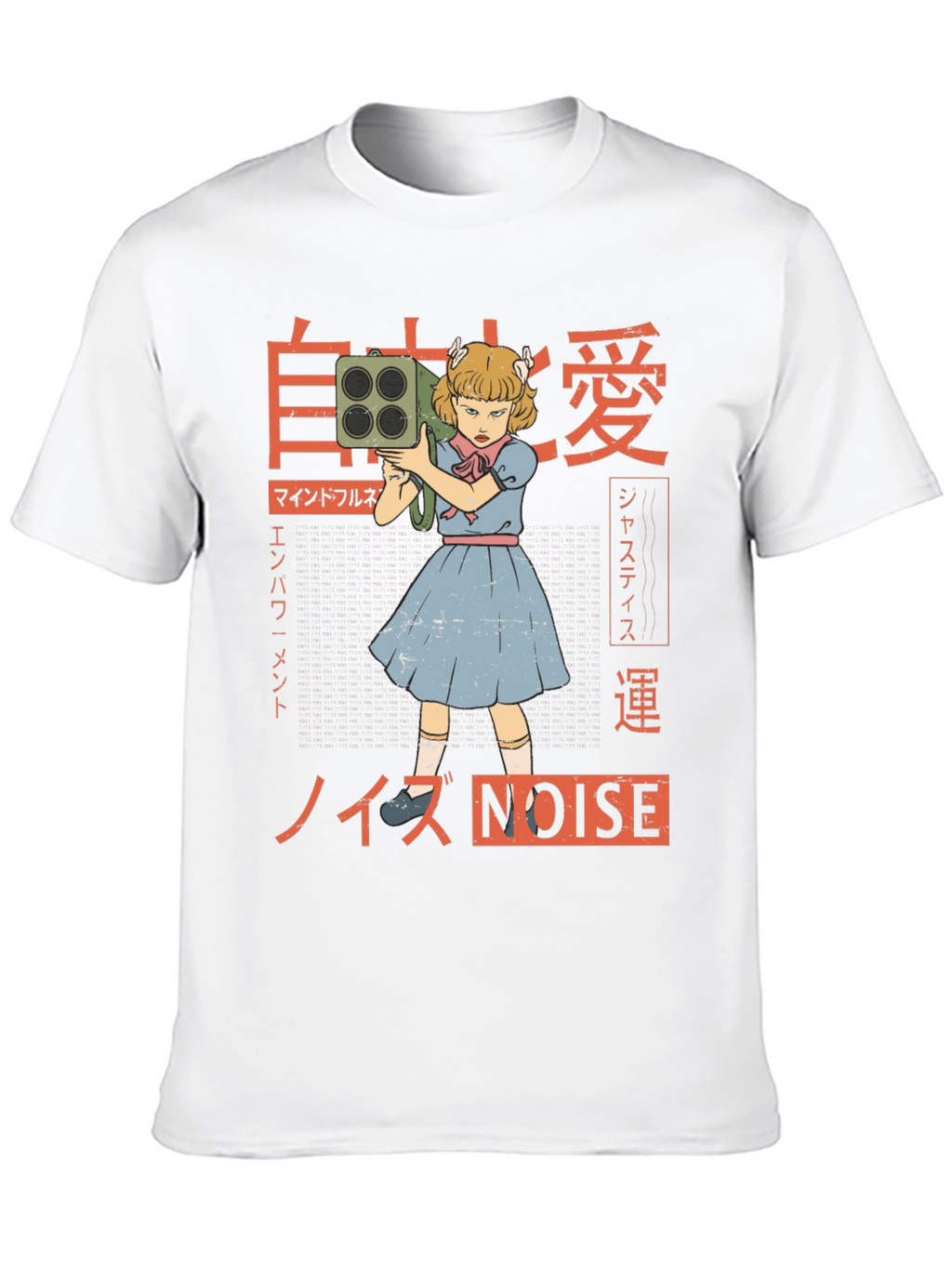 Edgy Anime Girl Graphic T-Shirt