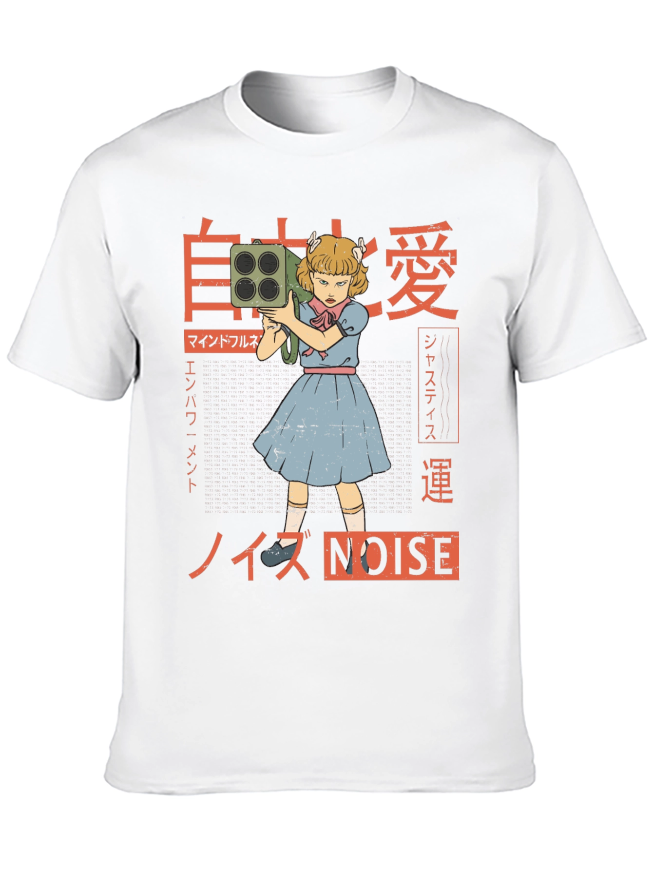 Edgy Anime Girl Graphic T-Shirt
