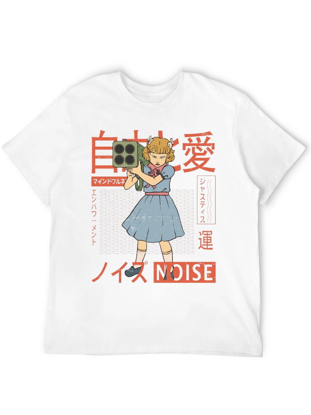 Edgy Anime Girl Graphic T-Shirt