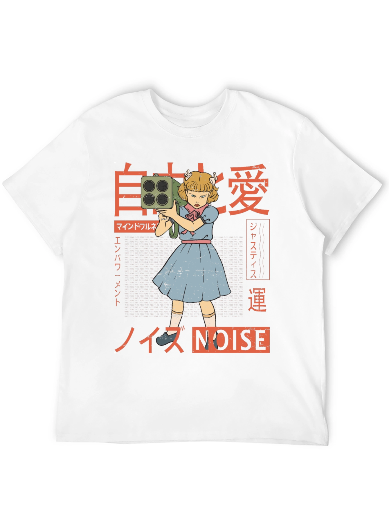 Edgy Anime Girl Graphic T-Shirt