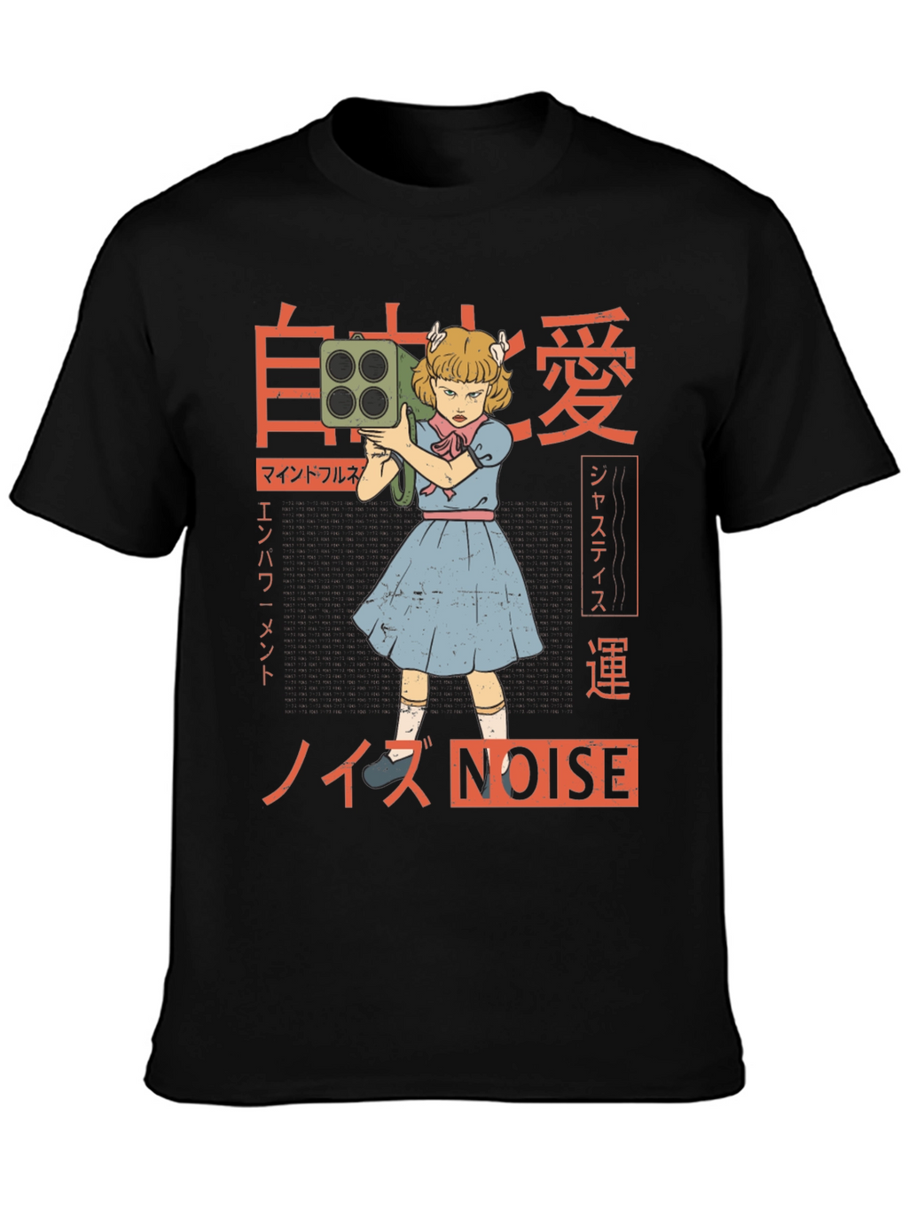 Edgy Anime Girl Graphic T-Shirt