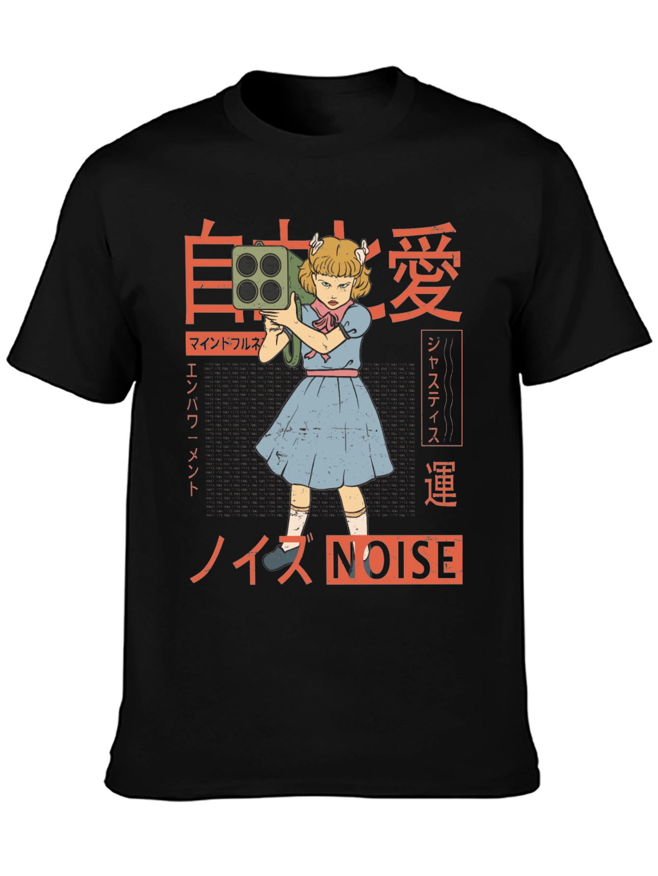 Edgy Anime Girl Graphic T-Shirt
