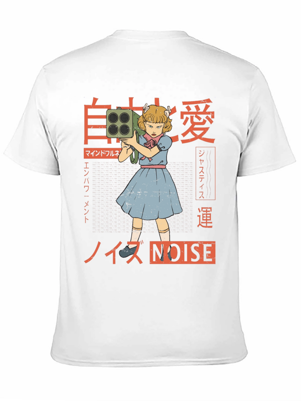 Edgy Anime Girl Graphic T-Shirt