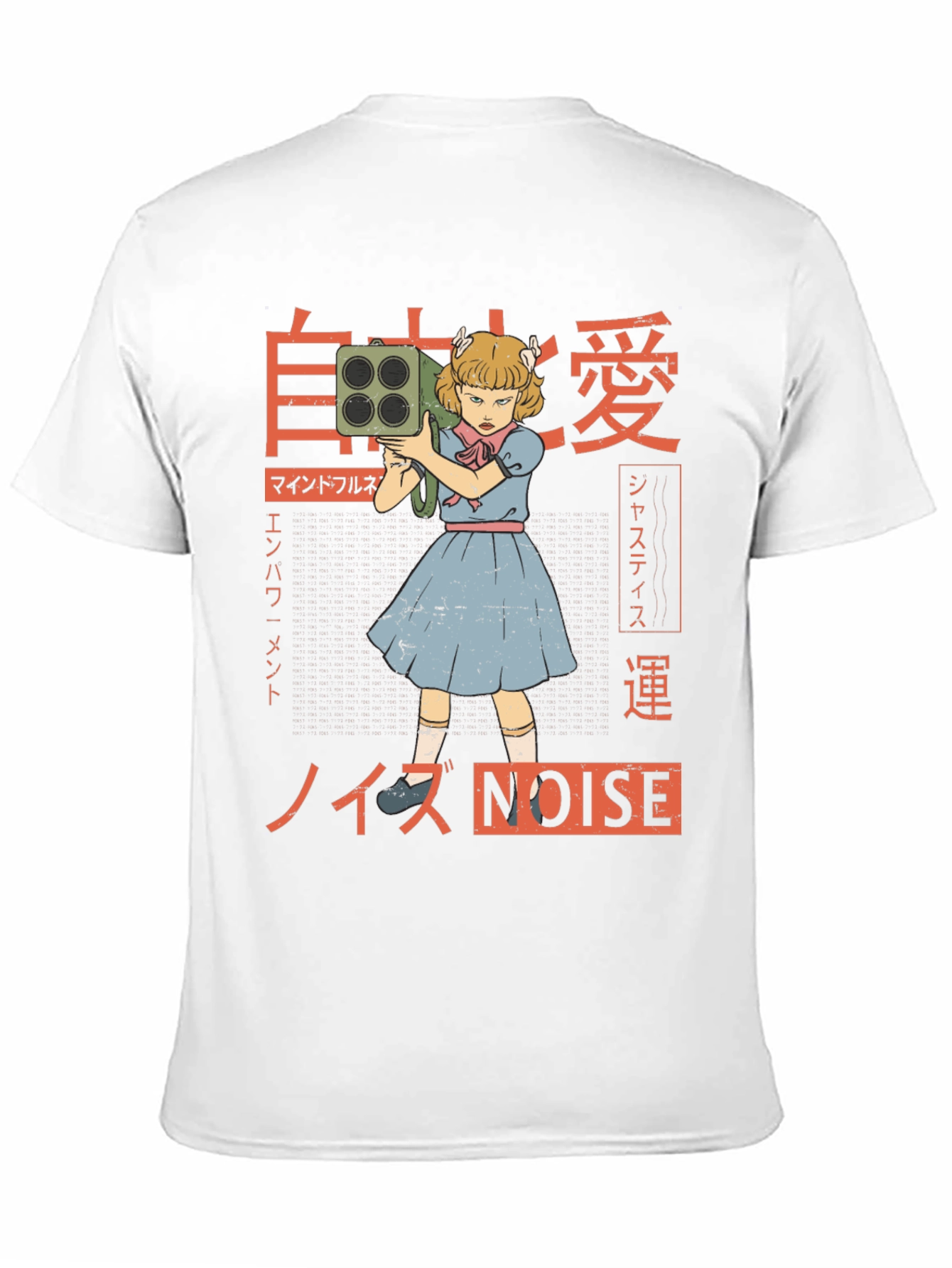 Edgy Anime Girl Graphic T-Shirt