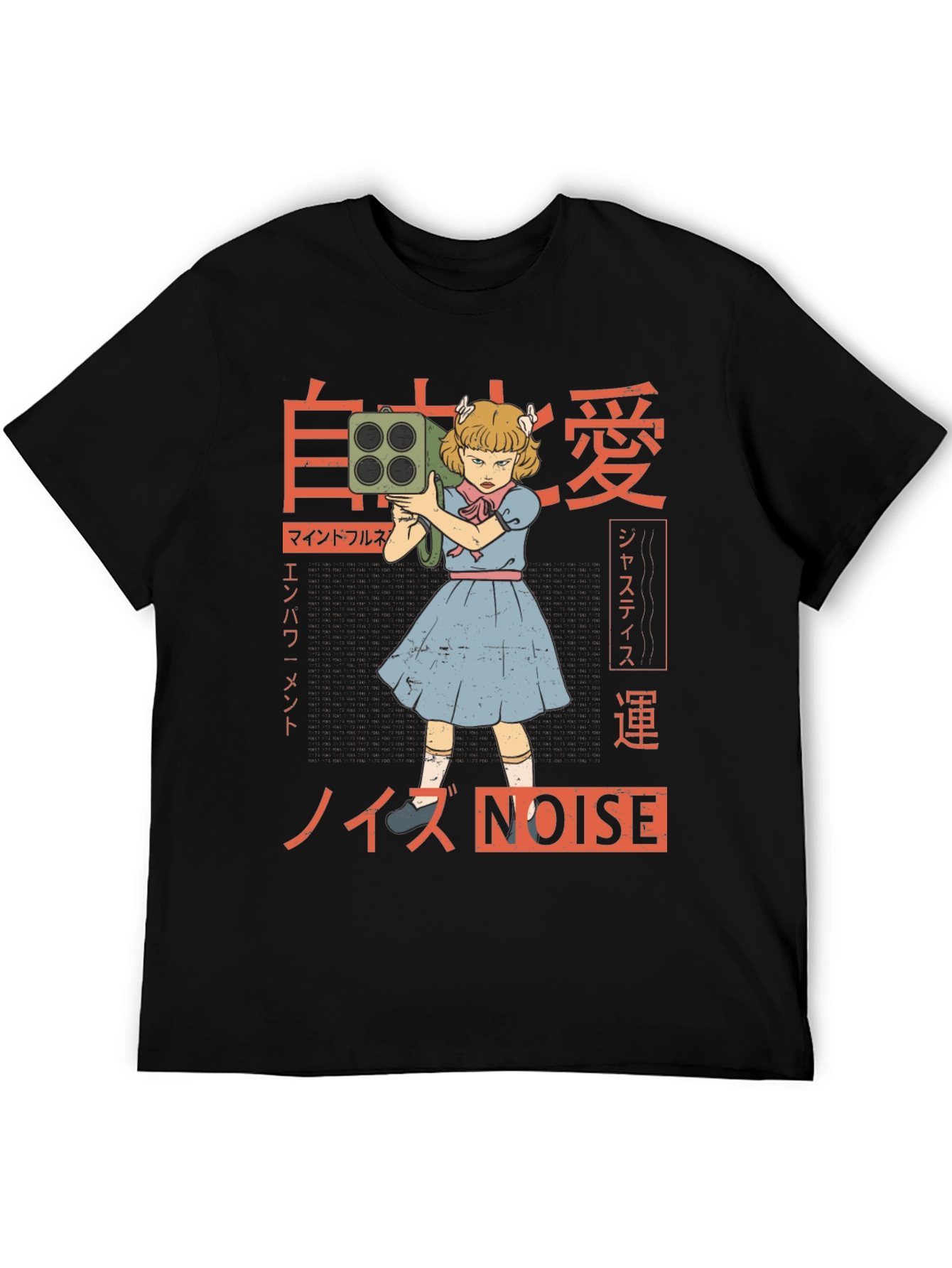 Edgy Anime Girl Graphic T-Shirt