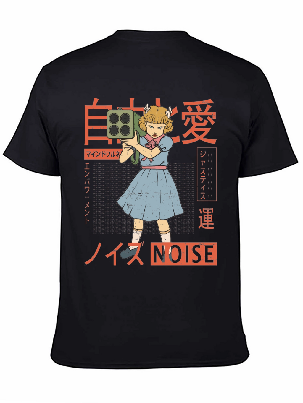 Edgy Anime Girl Graphic T-Shirt