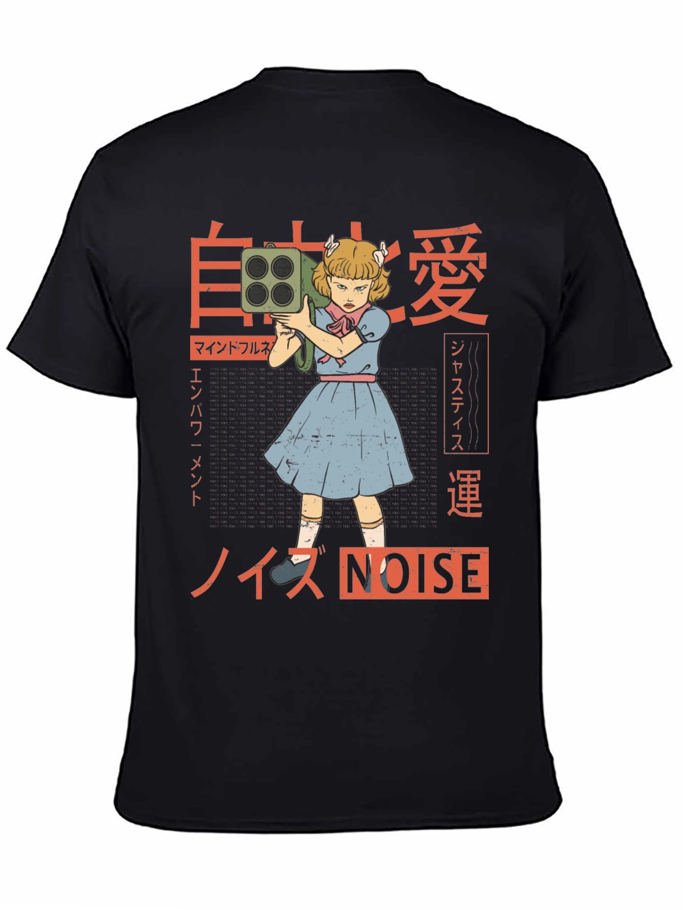 Edgy Anime Girl Graphic T-Shirt