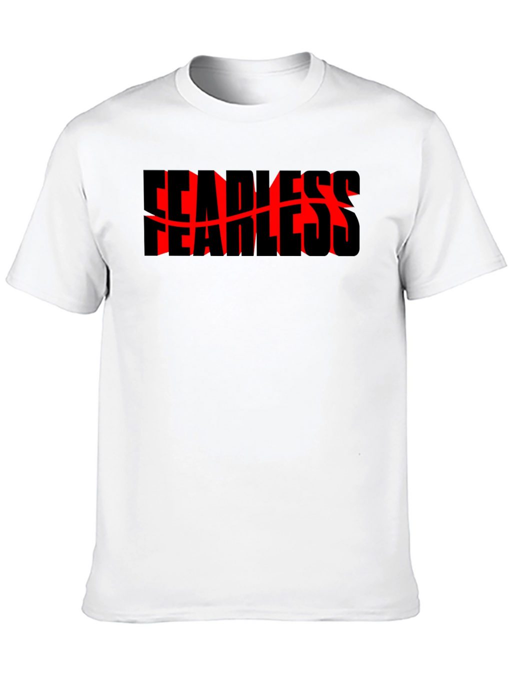 Fearless Graphic Tee - Bold Black Shirt