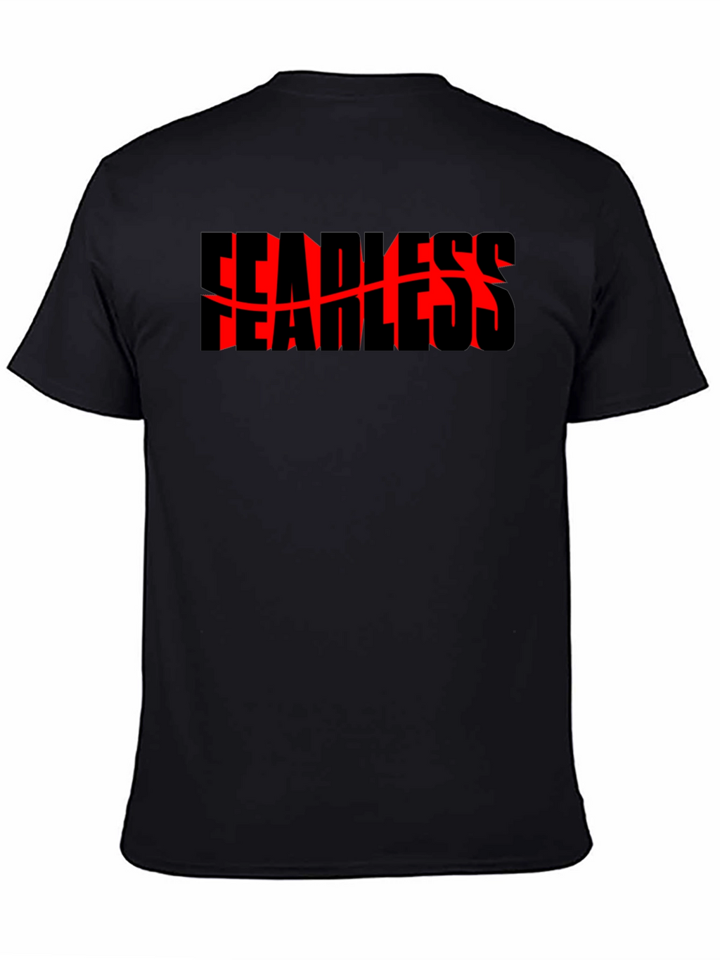 Fearless Graphic Tee - Bold Black Shirt