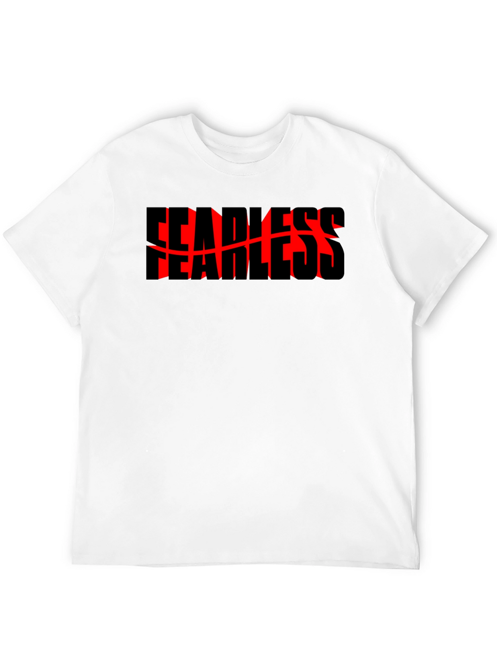 Fearless Graphic Tee - Bold Black Shirt