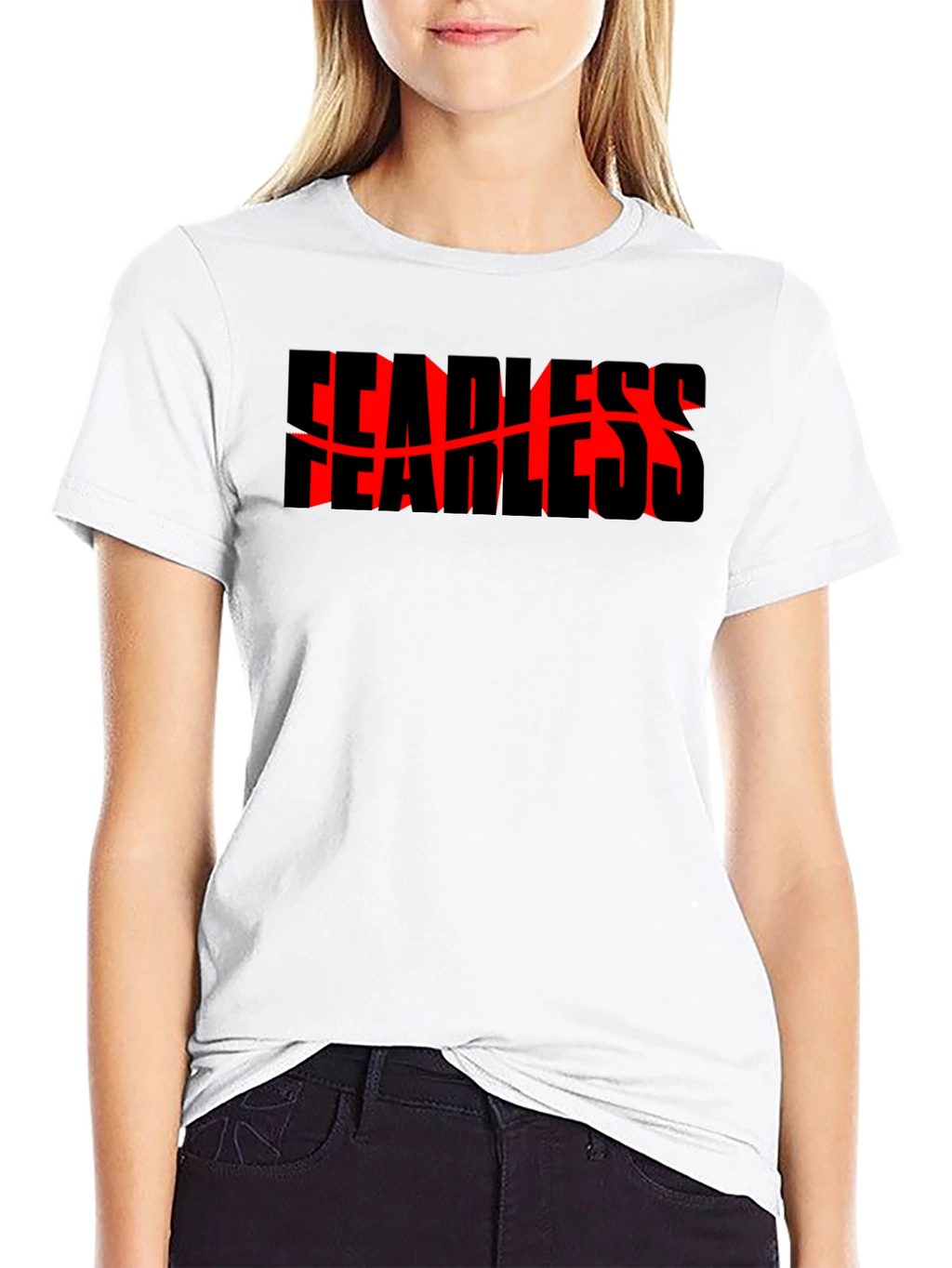 Fearless Graphic Tee - Bold Black Shirt