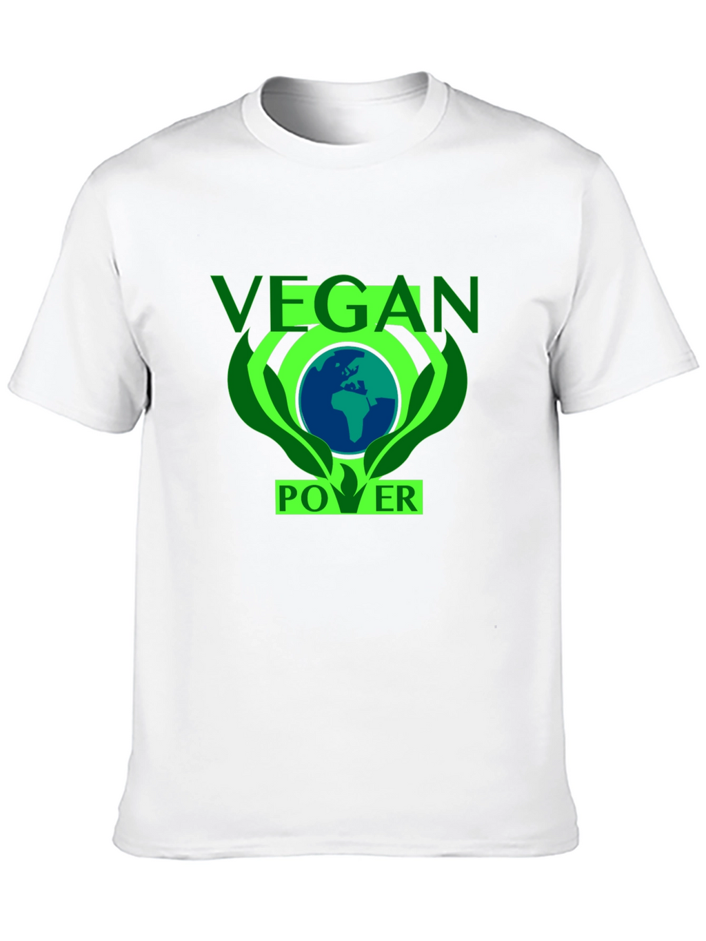Vegan Power T-Shirt - Earth Friendly Design