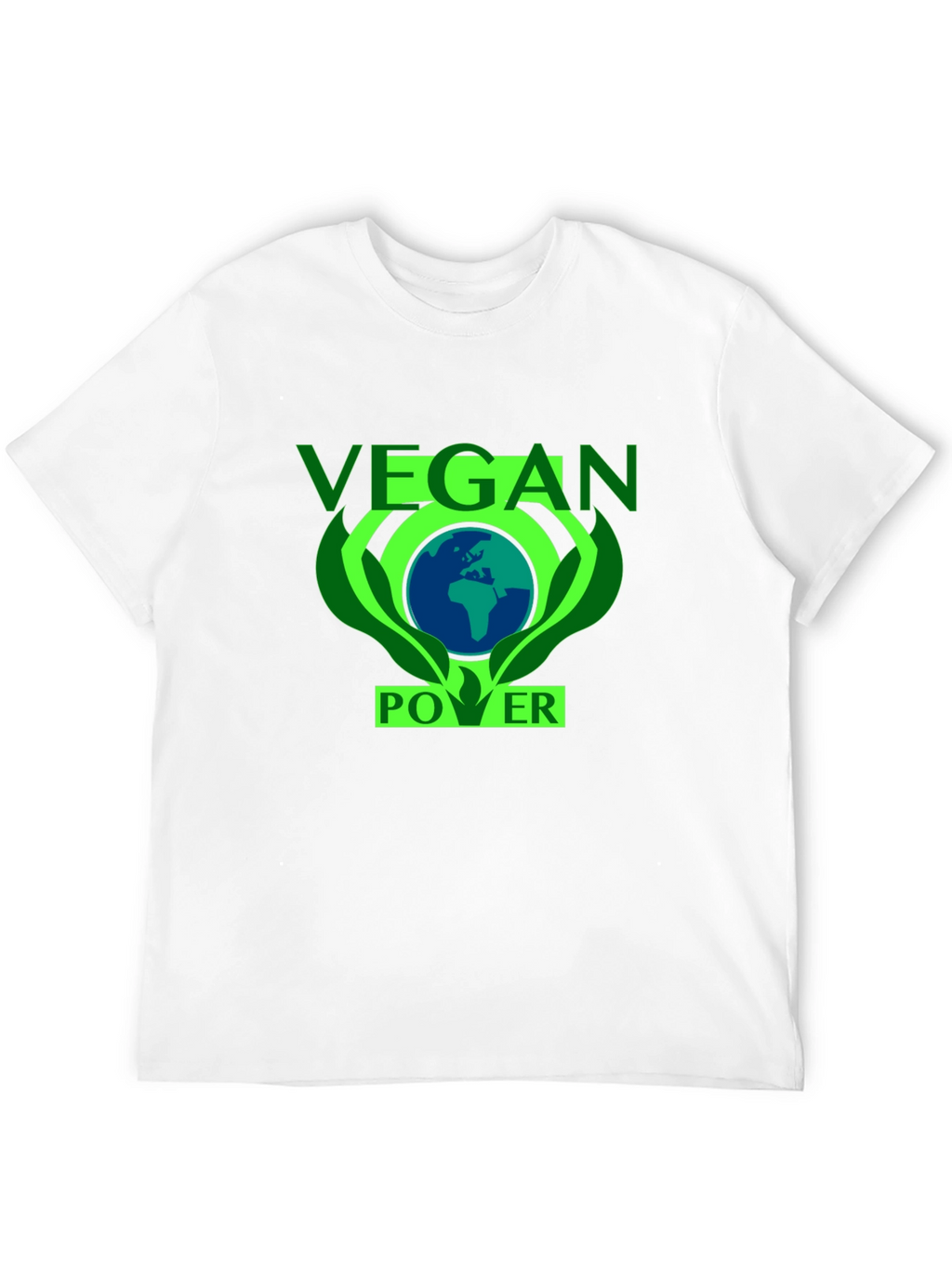 Vegan Power T-Shirt - Earth Friendly Design