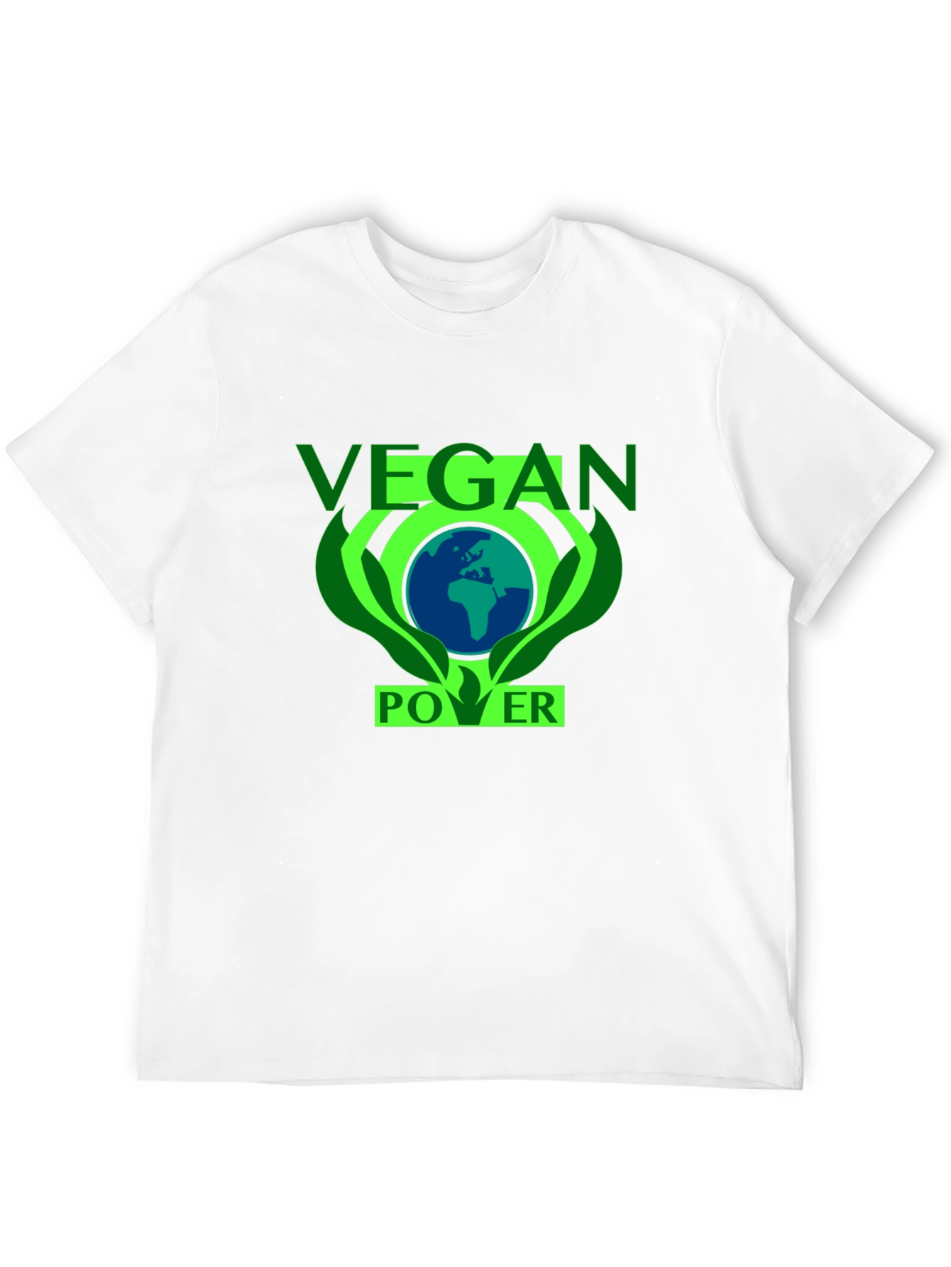 Vegan Power T-Shirt - Earth Friendly Design