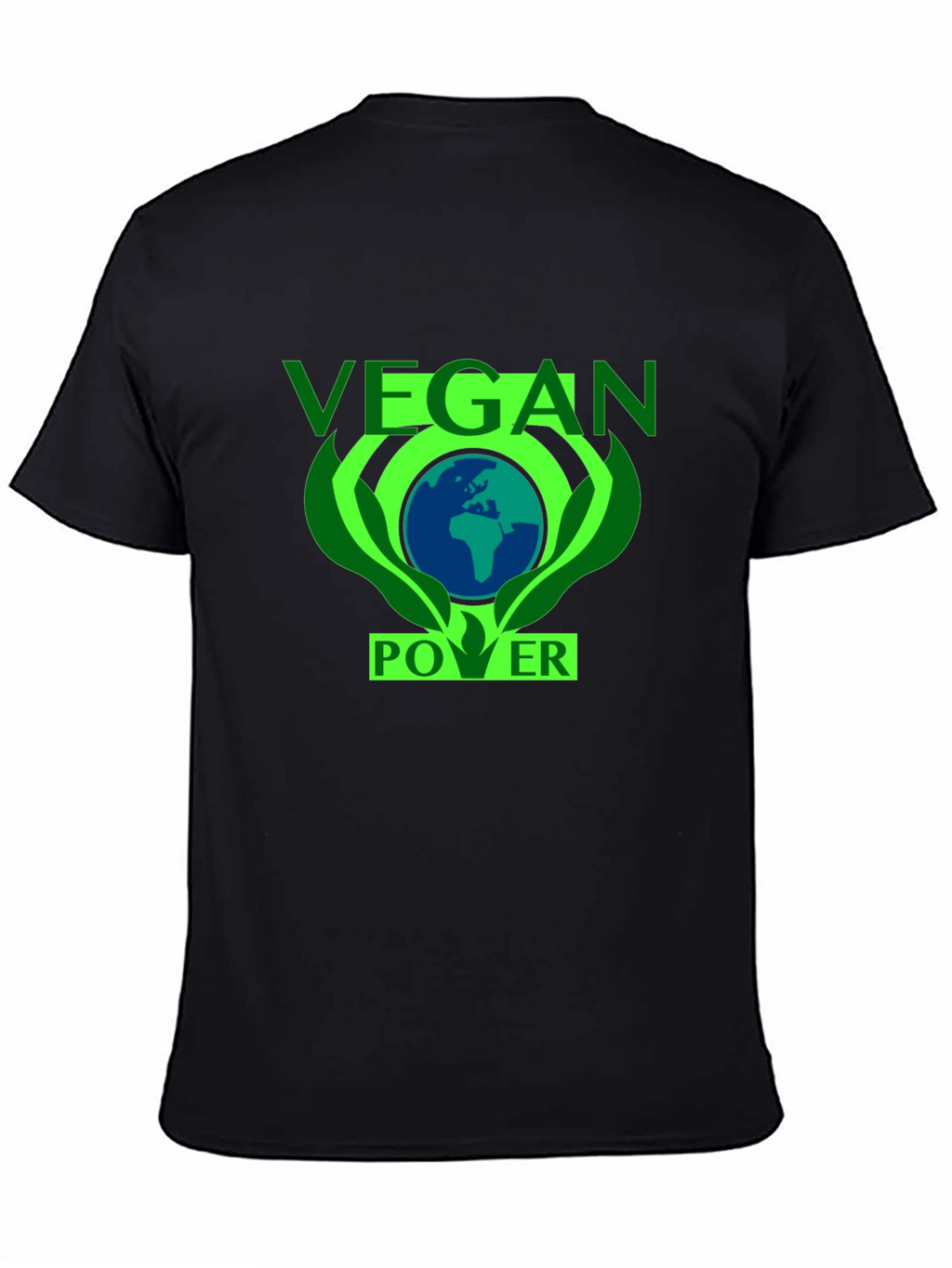 Vegan Power T-Shirt - Earth Friendly Design