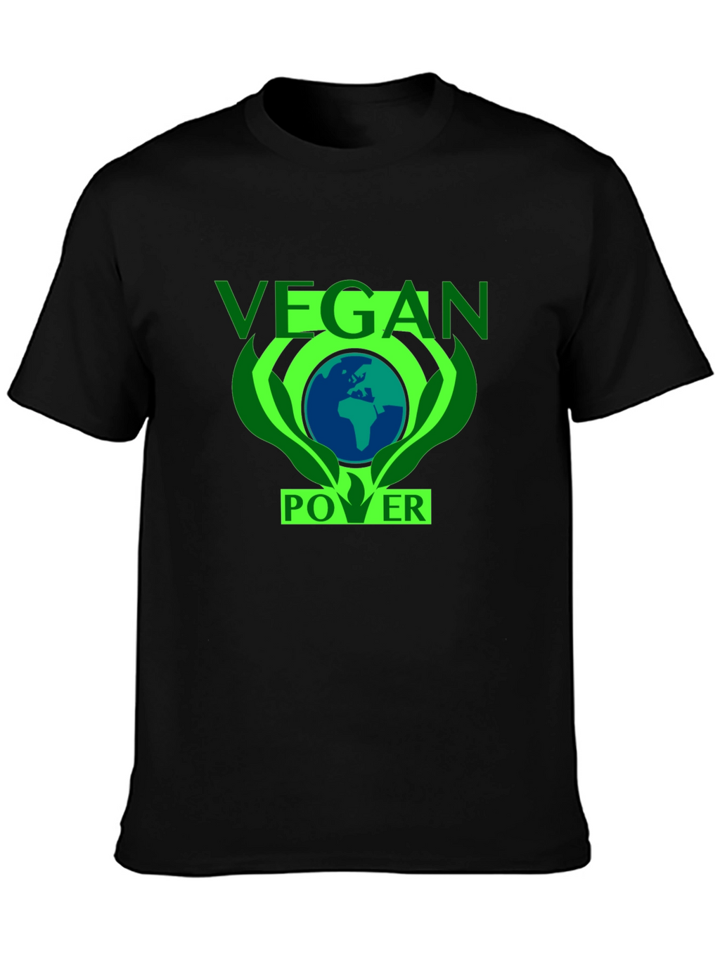 Vegan Power T-Shirt - Earth Friendly Design